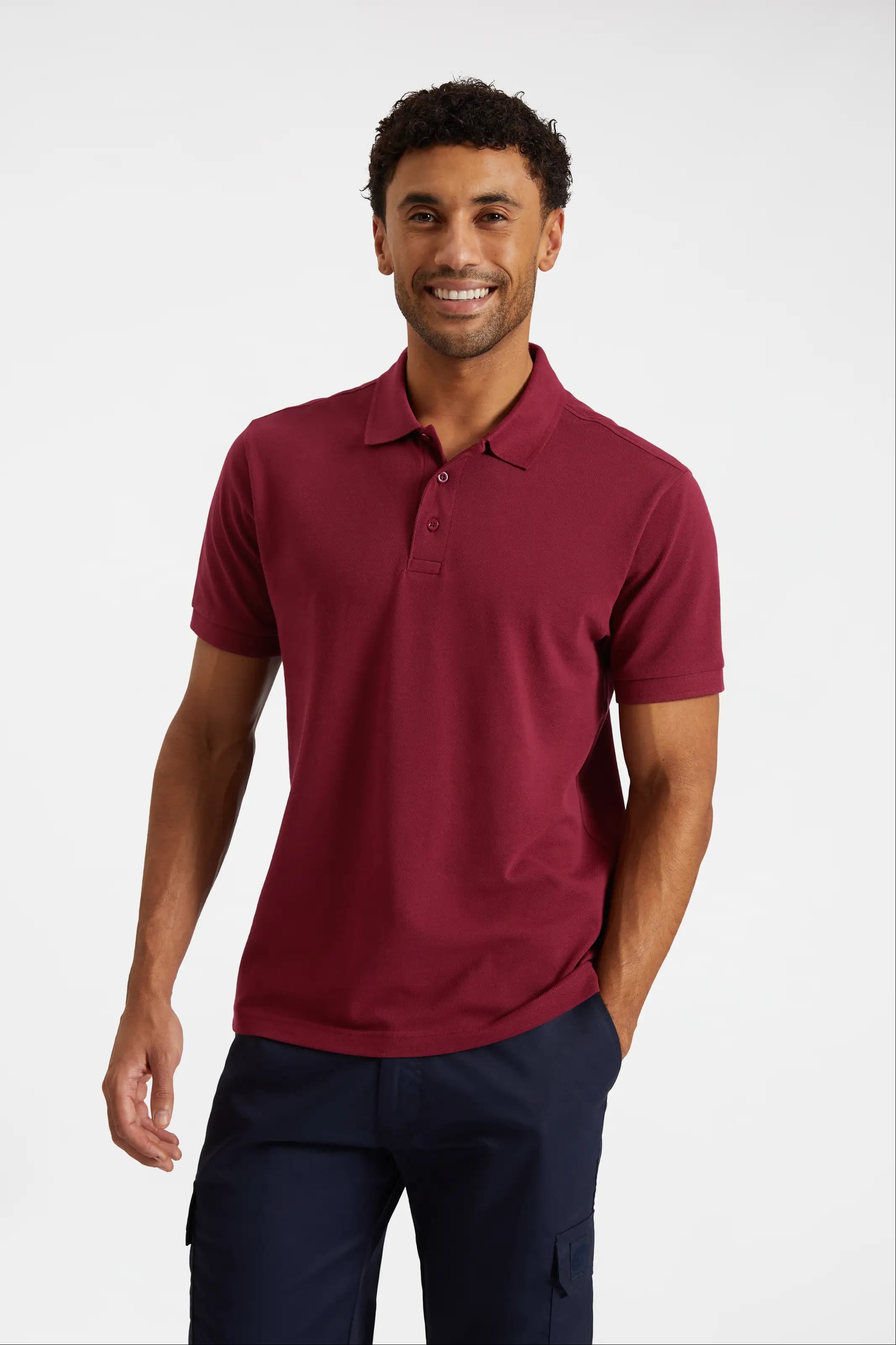Mens Active Cotton Poloshirt