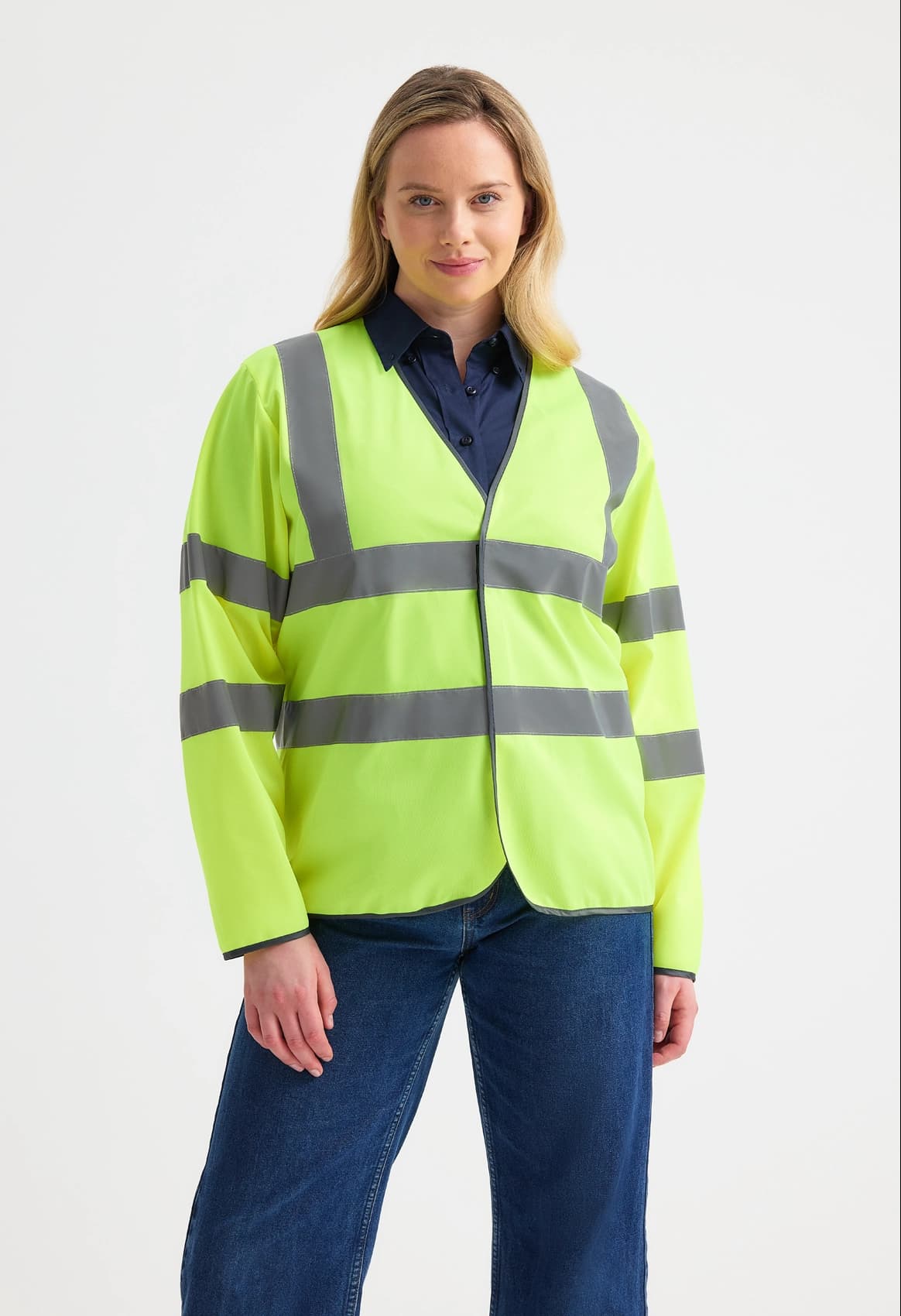 Long Sleeve Hi Vis Safety Waistcoat