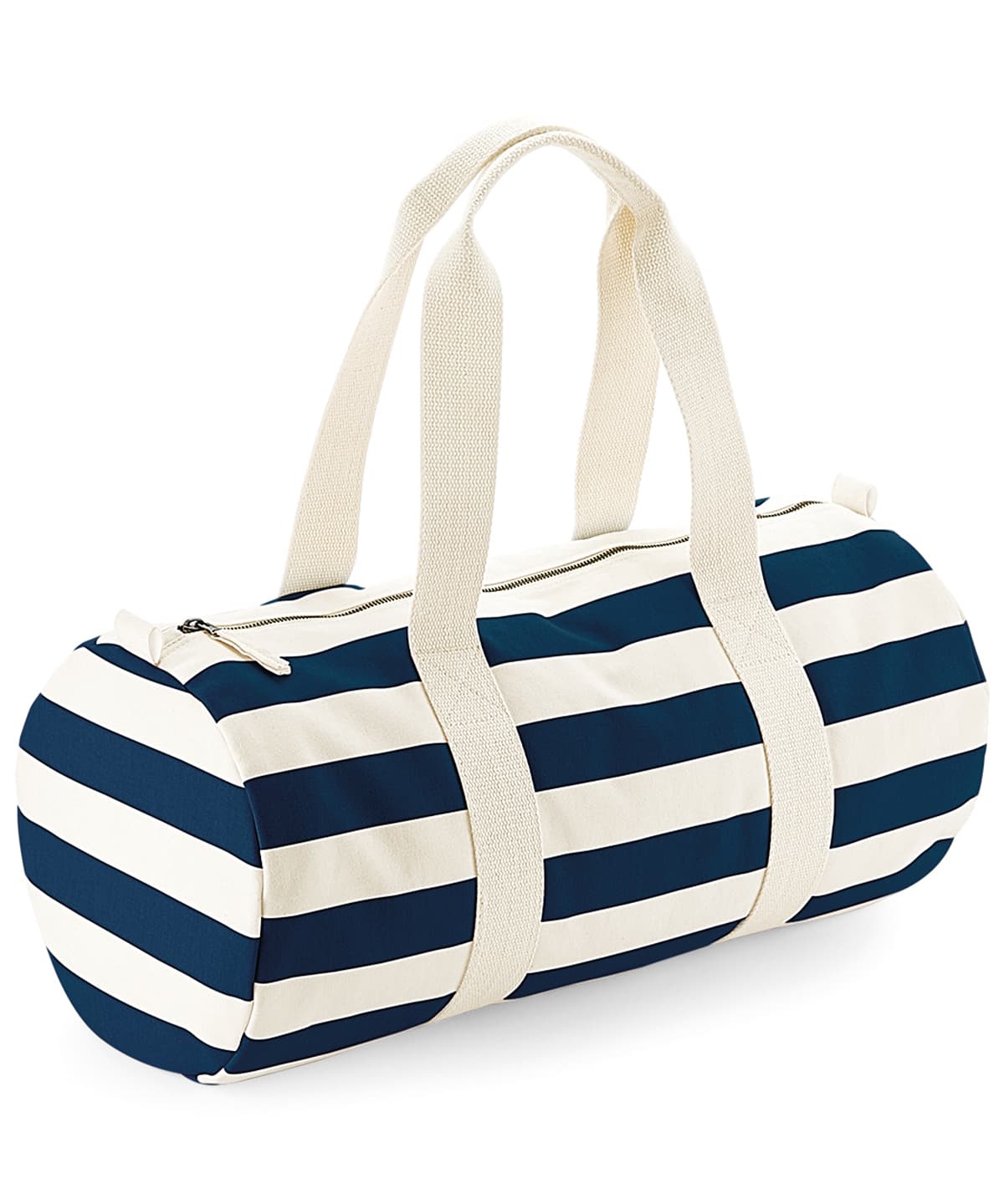 Nautical barrel bag — Size One Size, Colour Natural/Navy