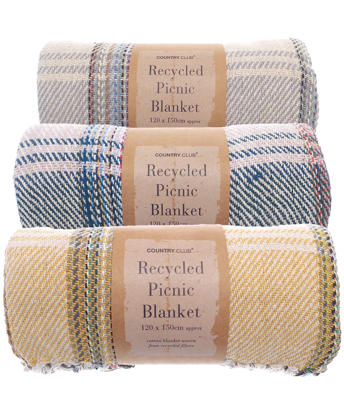 Recycled picnic blanket — Size One size, Colour Mixed Fabric Colour
