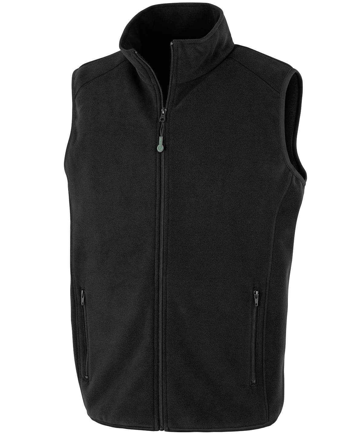Recycled fleece Polarthermic bodywarmer — Size 2XL, Colour Black