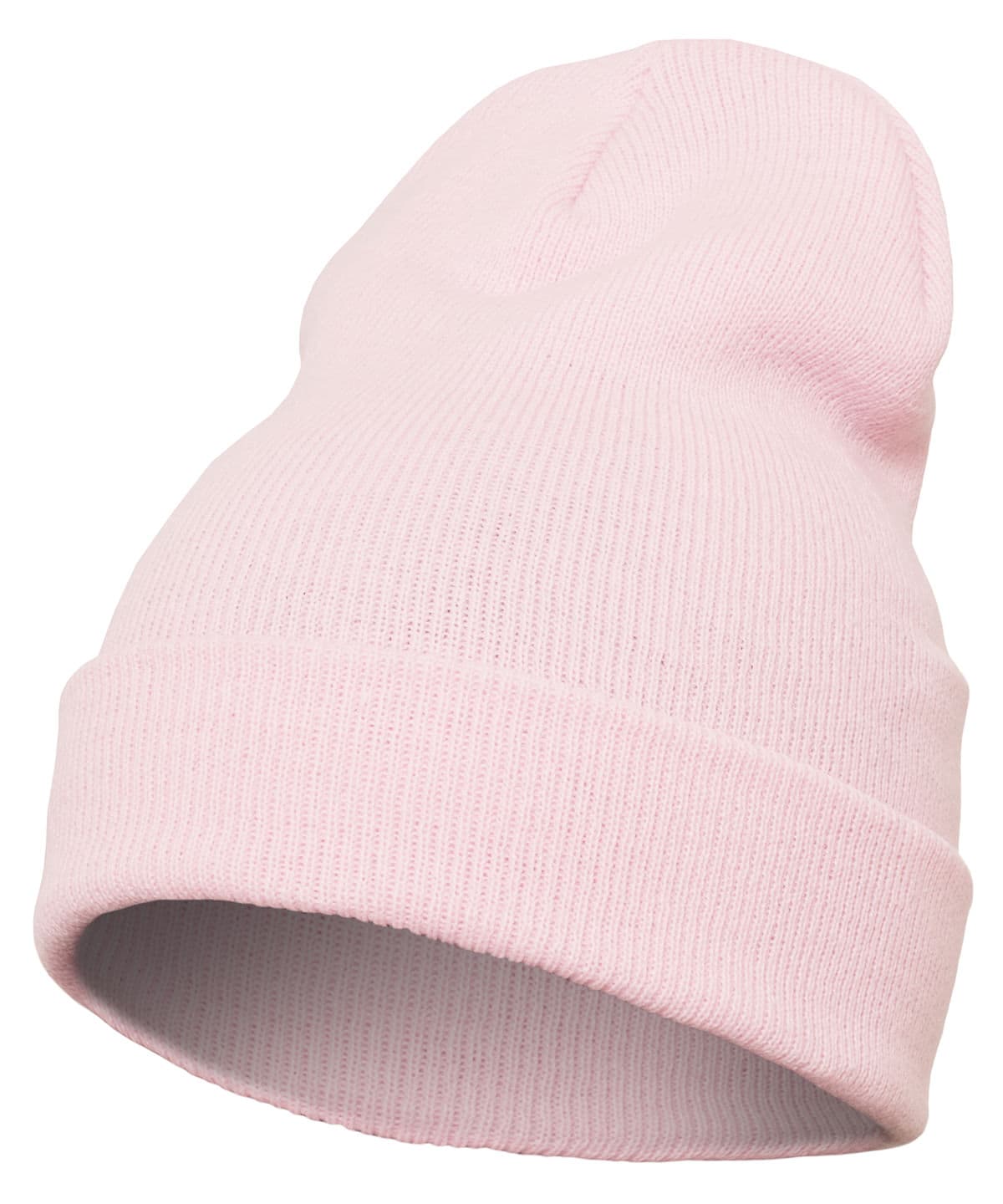 Heavyweight long beanie (1501KC) — Size One size, Colour Baby Pink