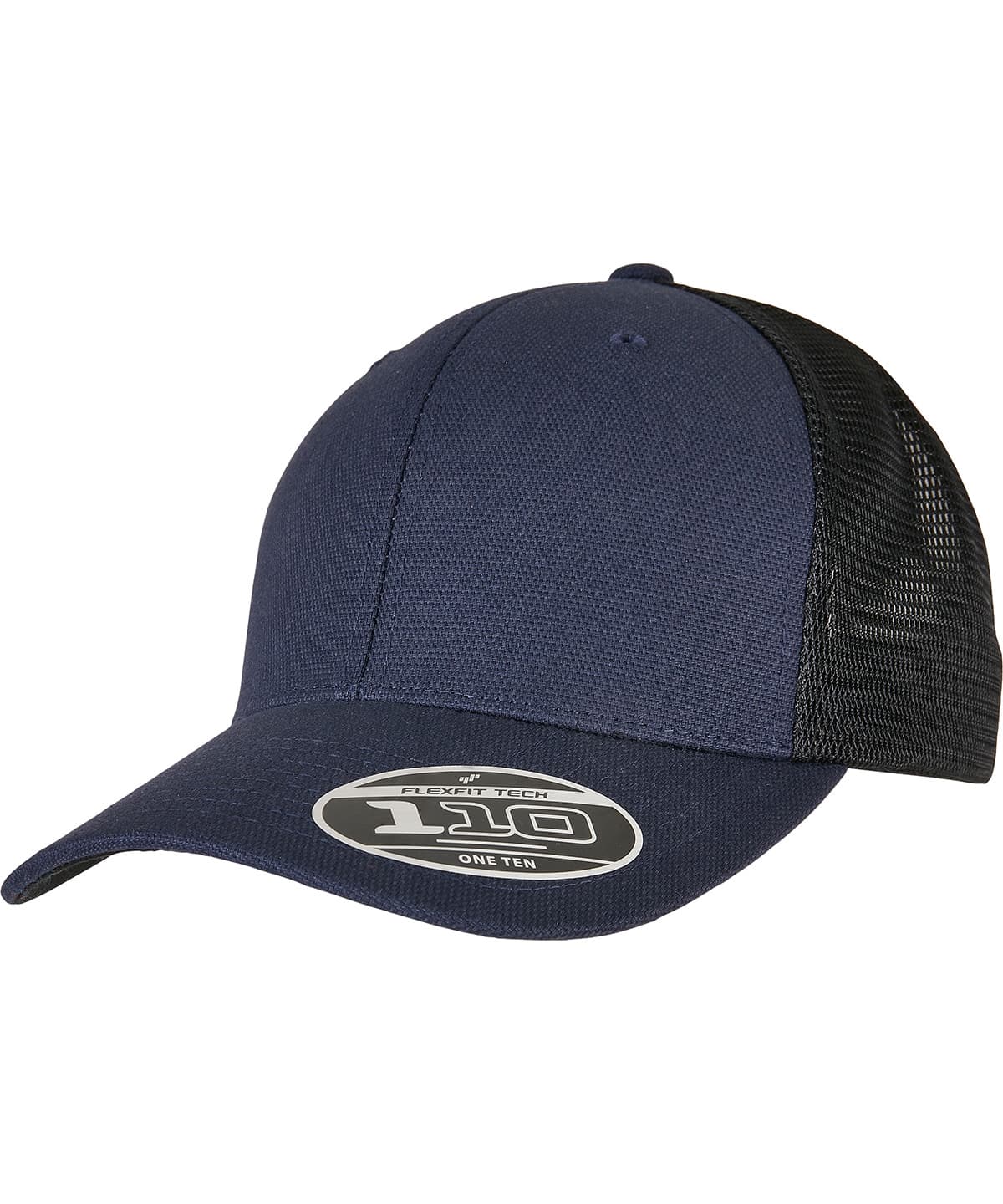 110 Structured canvas trucker (110ST) — Size One size, Colour Navy/Black