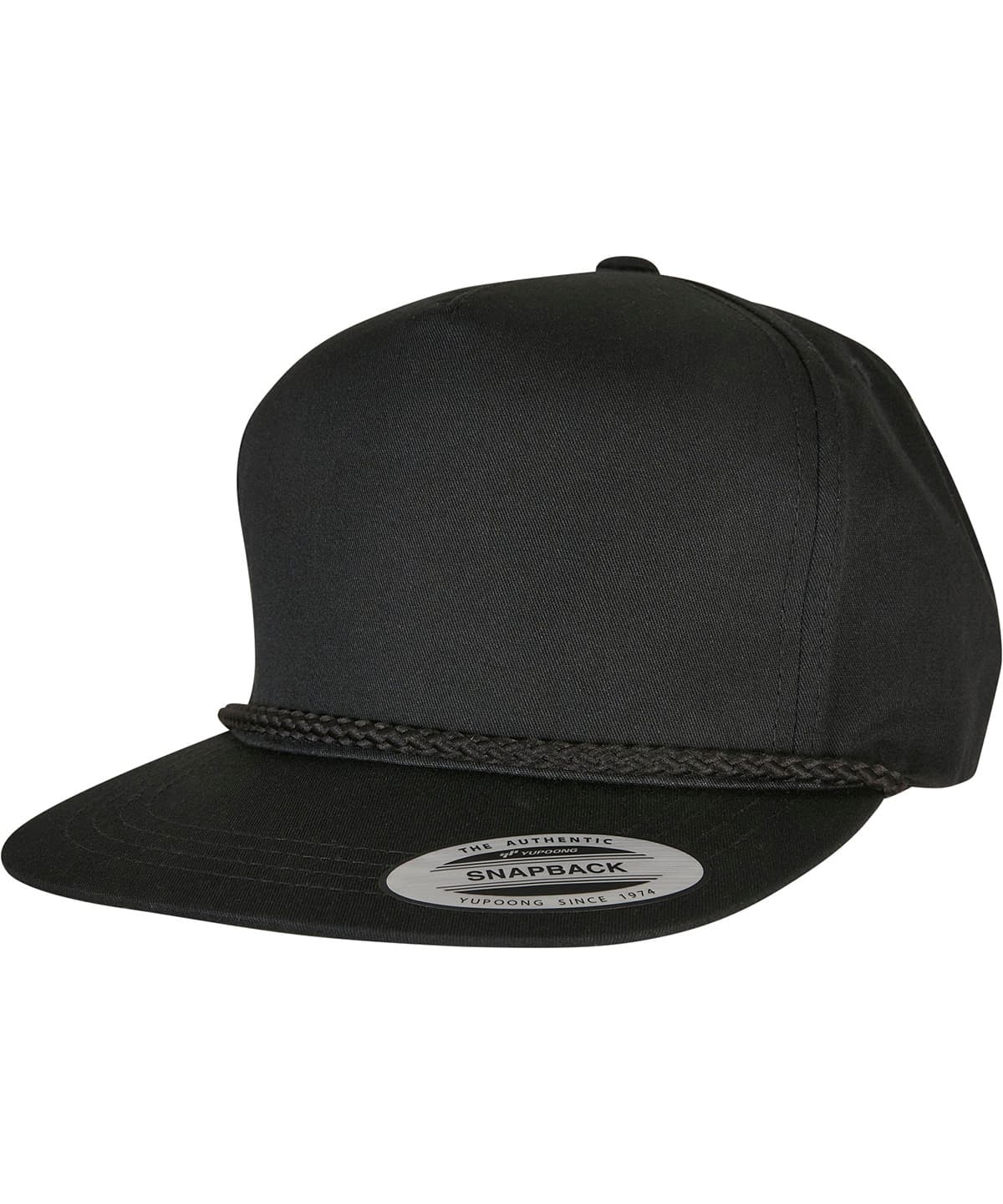 YP Classics® classic poplin golf cap (6002) — Size One size, Colour Black
