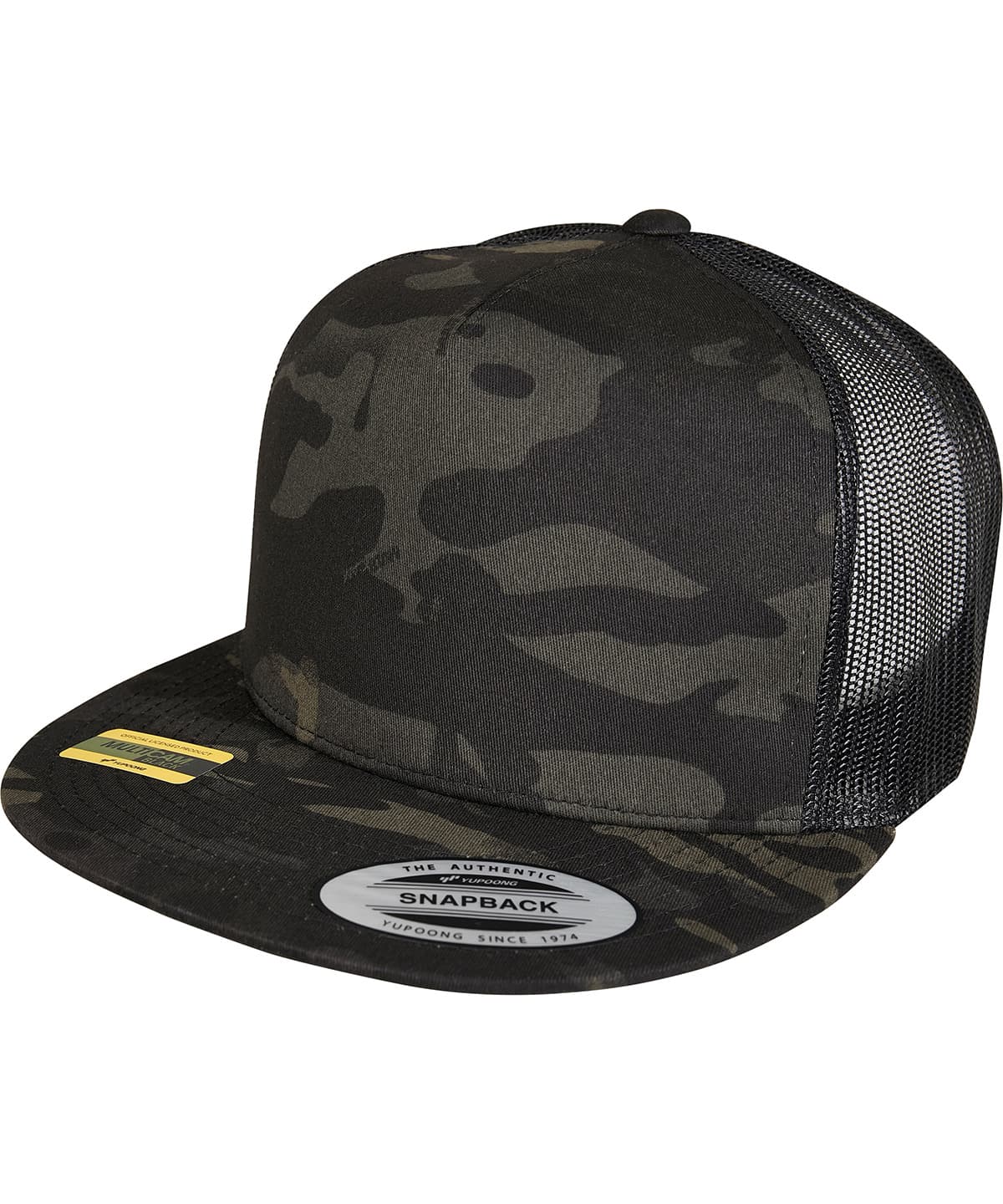 Multicam® trucker cap (6006MC) — Size One size, Colour Black