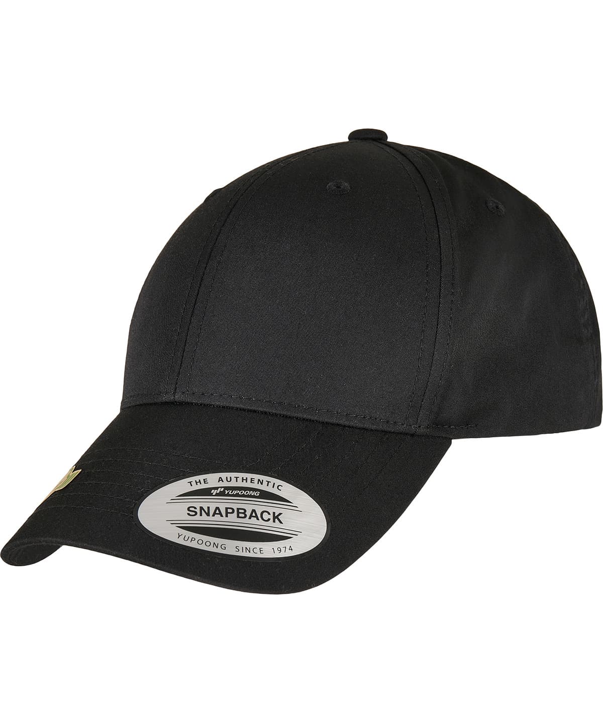 Recycled poly twill snapback (7706RS) — Size One size, Colour Black