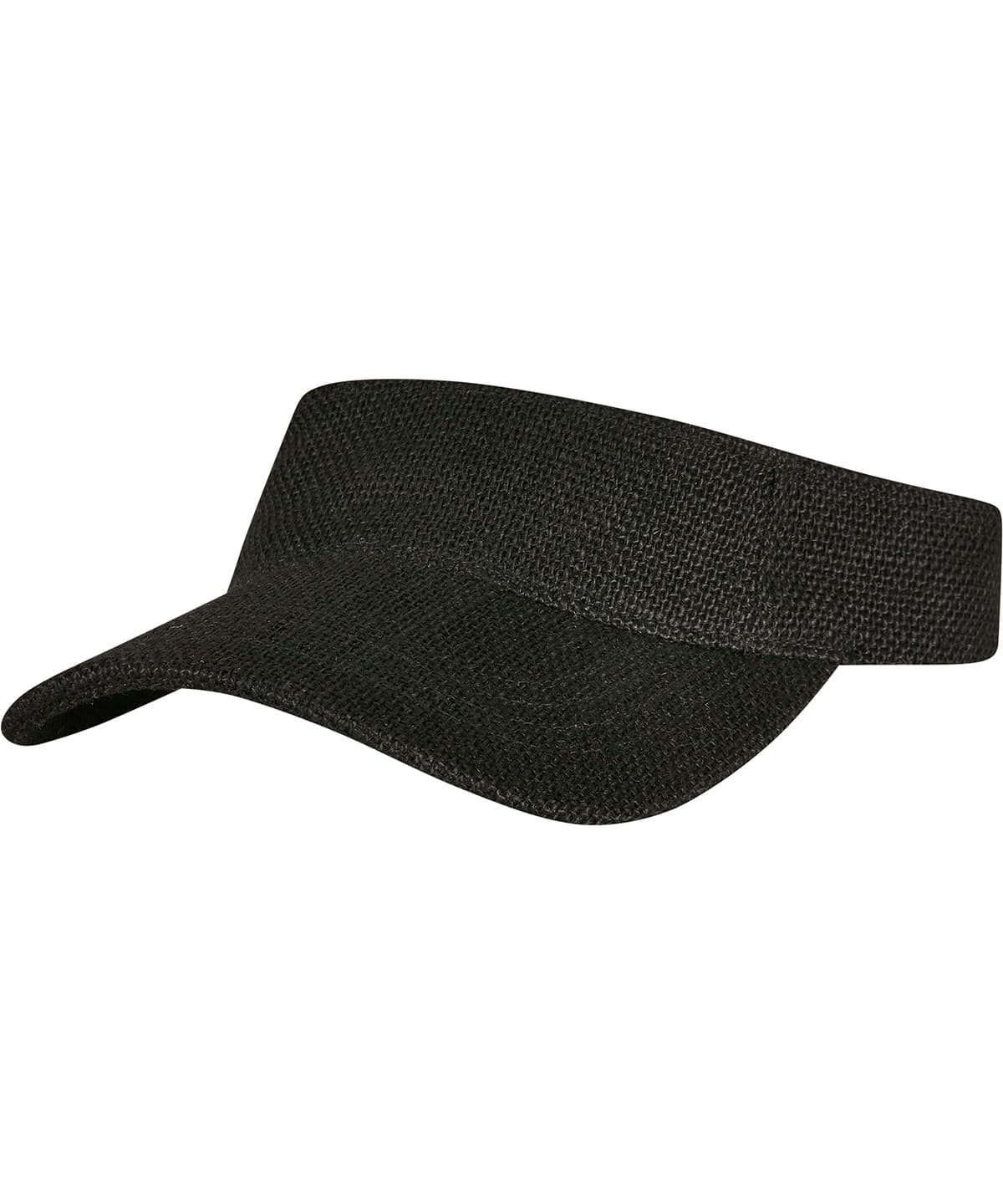 Bast visor cap (8888BV) — Size One size, Colour Black