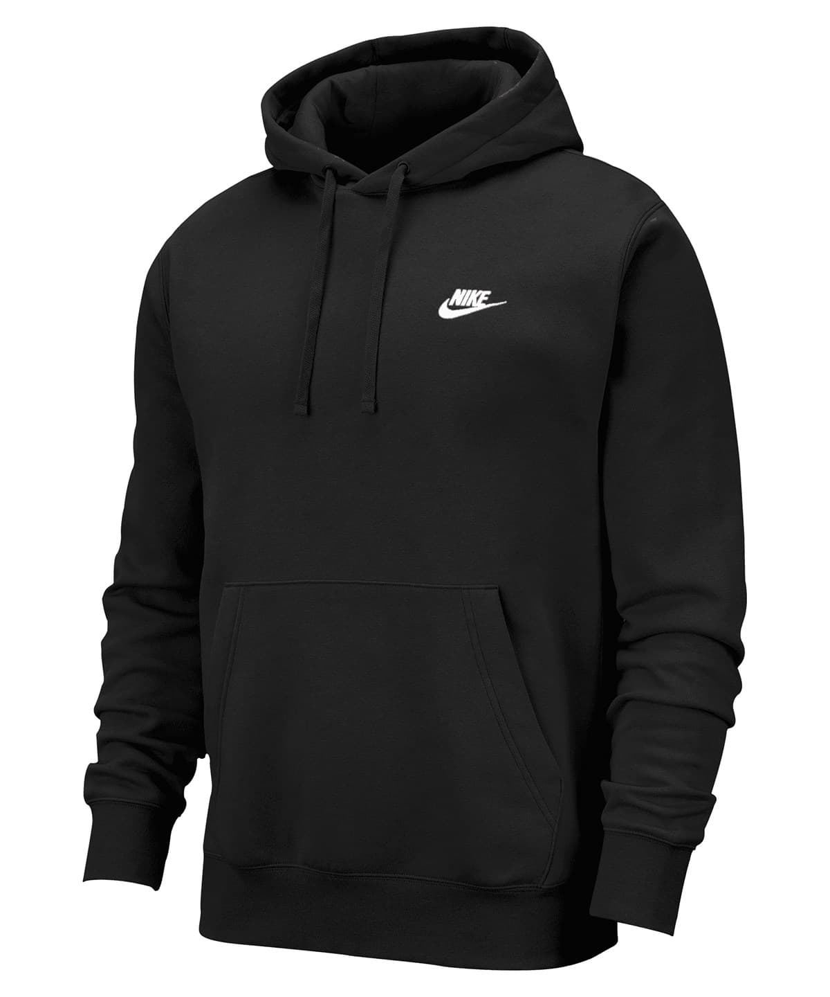 Nike Club hoodie — Size 2XL, Colour Black/Black/White