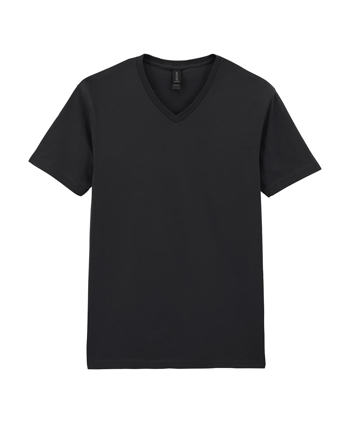 Softstyle™ v-neck t-shirt — Size 2XL, Colour Black