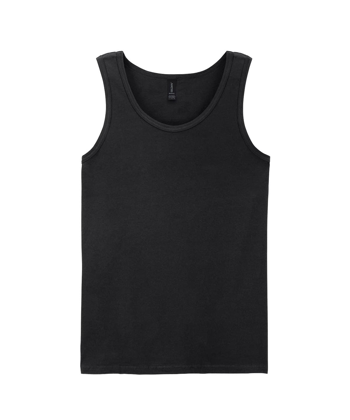 Softstyle™ adult tank top — Size 2XL, Colour Black