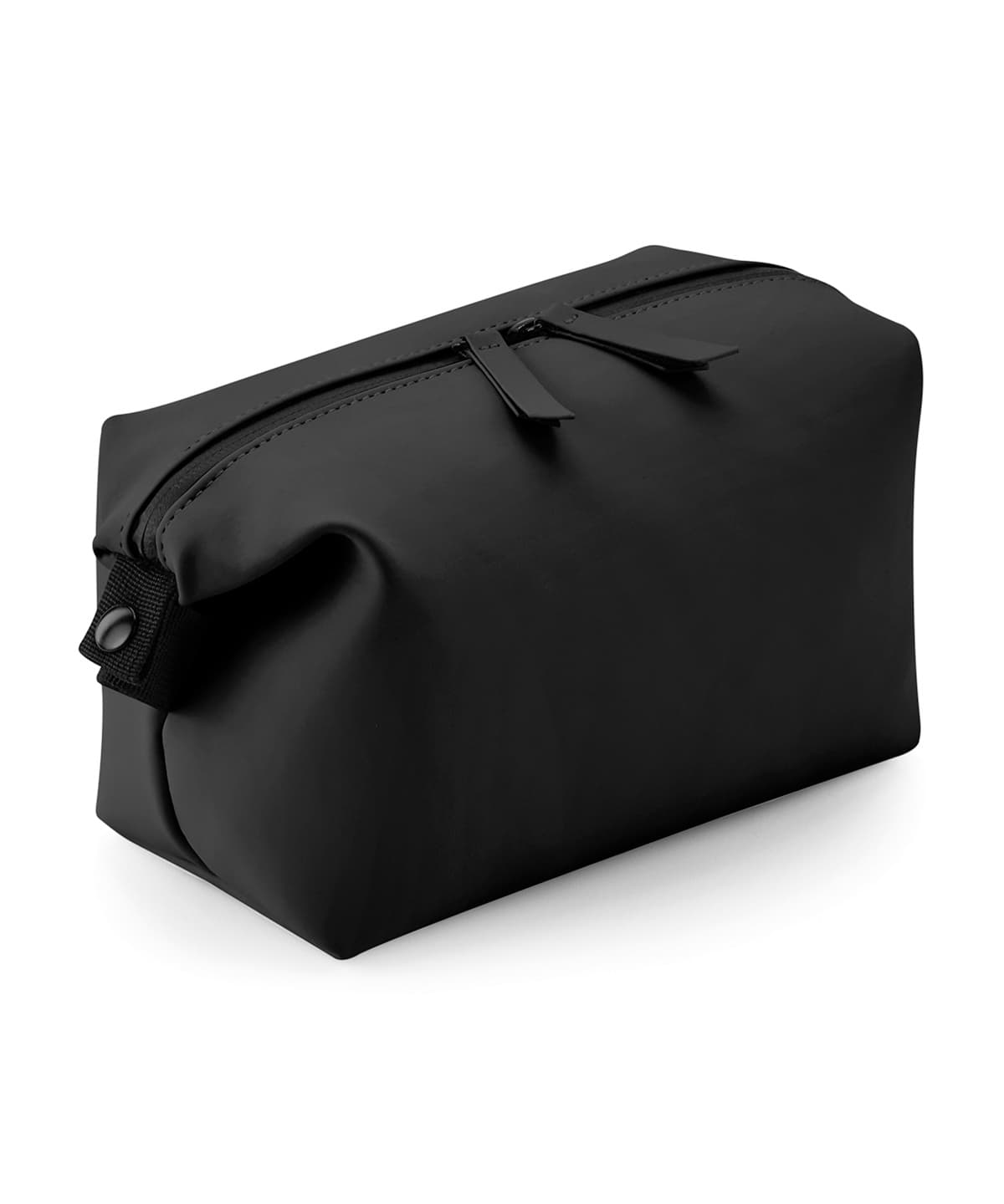Matte PU accessory pouch — Size One size, Colour Black