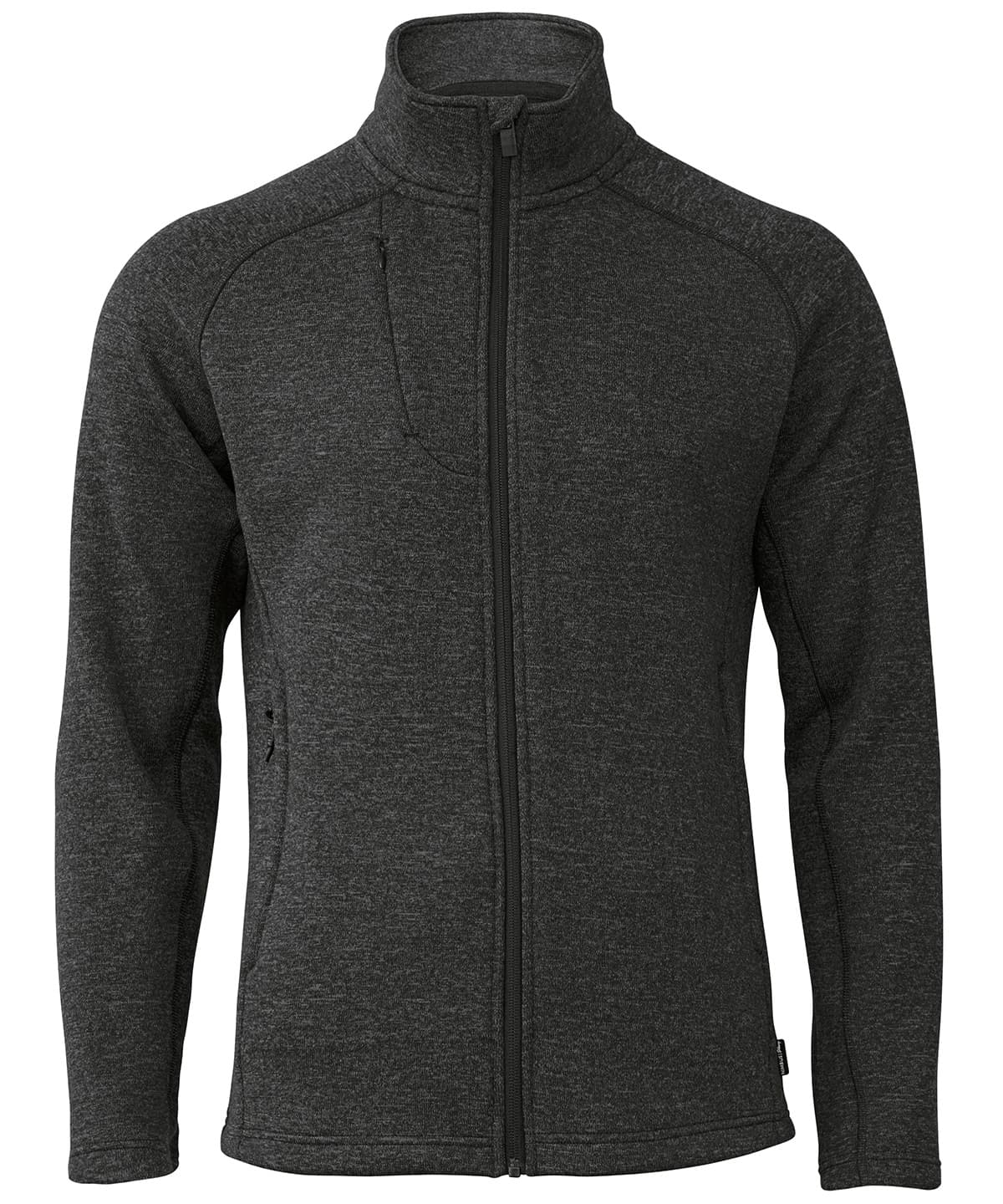 Montana – knitted fleece jacket — Size 2XL, Colour Dark Grey Melange