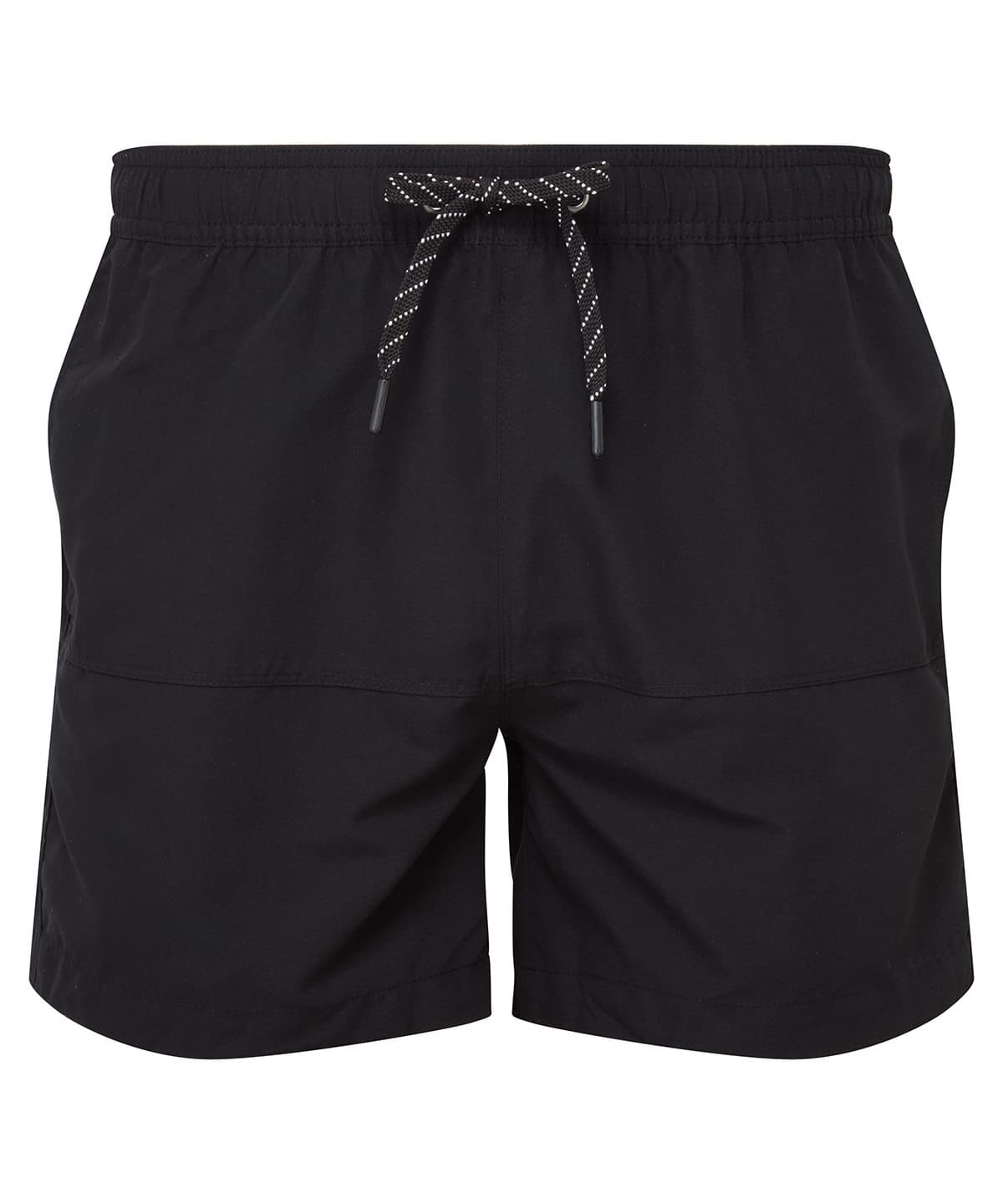 Block colour swim shorts — Size 2XL, Colour Black