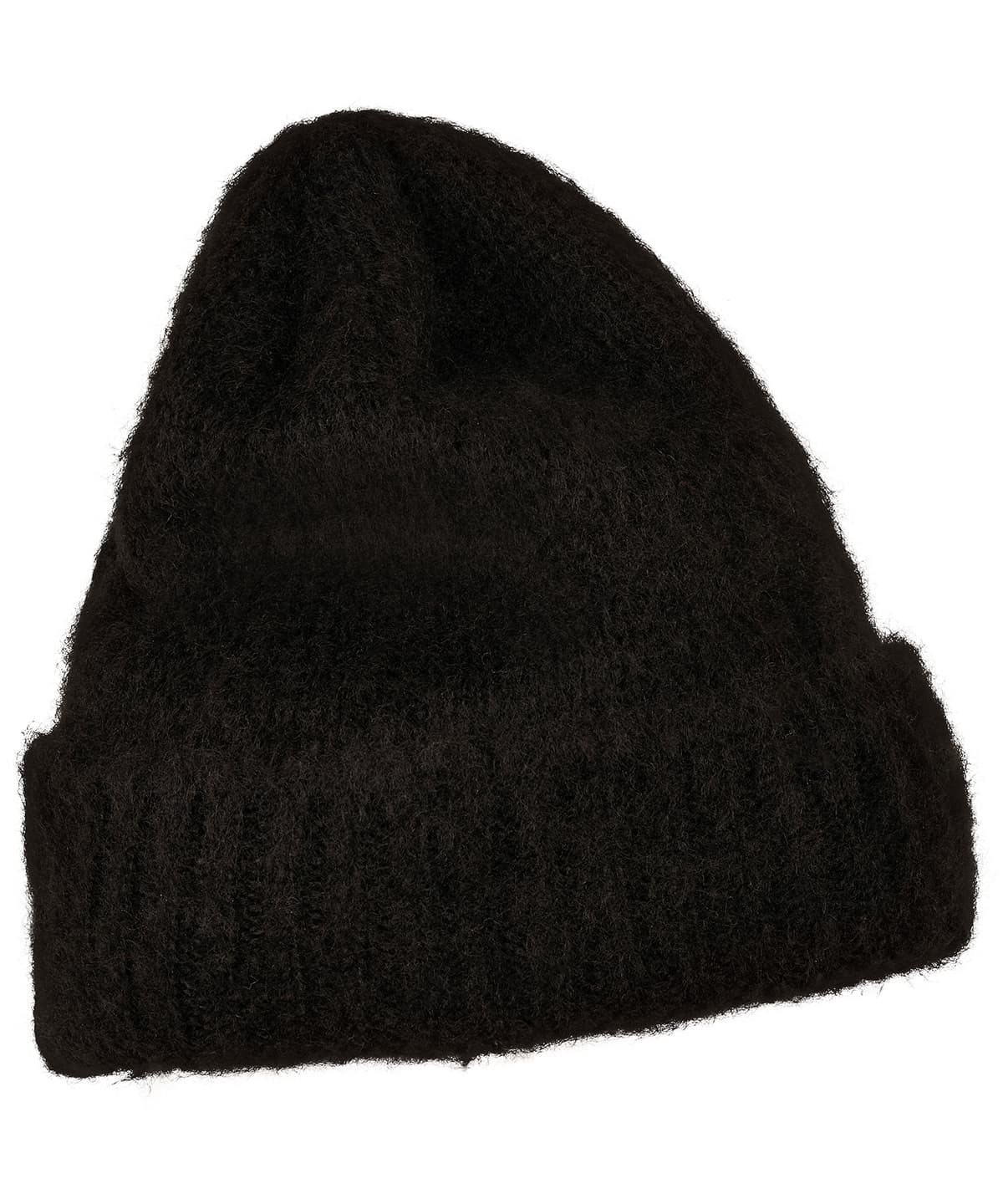 Soft acrylic beanie (1503A) — Size One Size, Colour Black