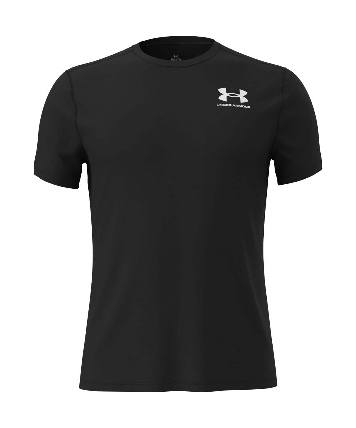 HeatGear® fitted t-shirt — Size 2XL, Colour Black