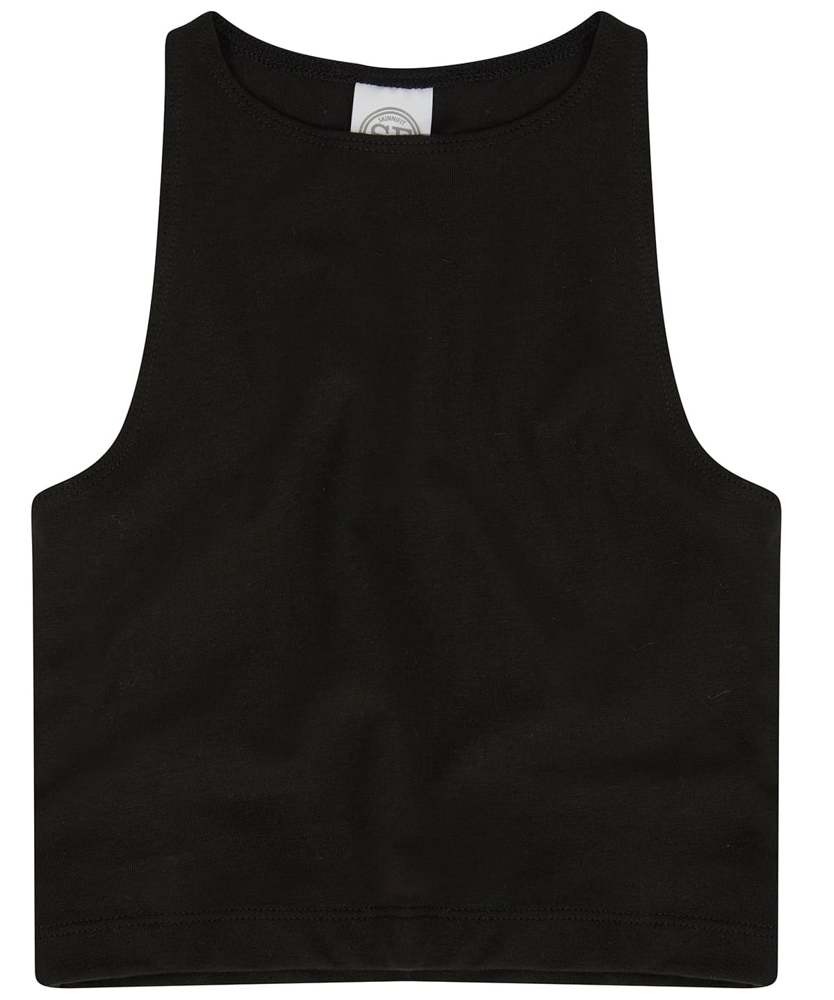 Kids cropped top — Size 1112, Colour Black