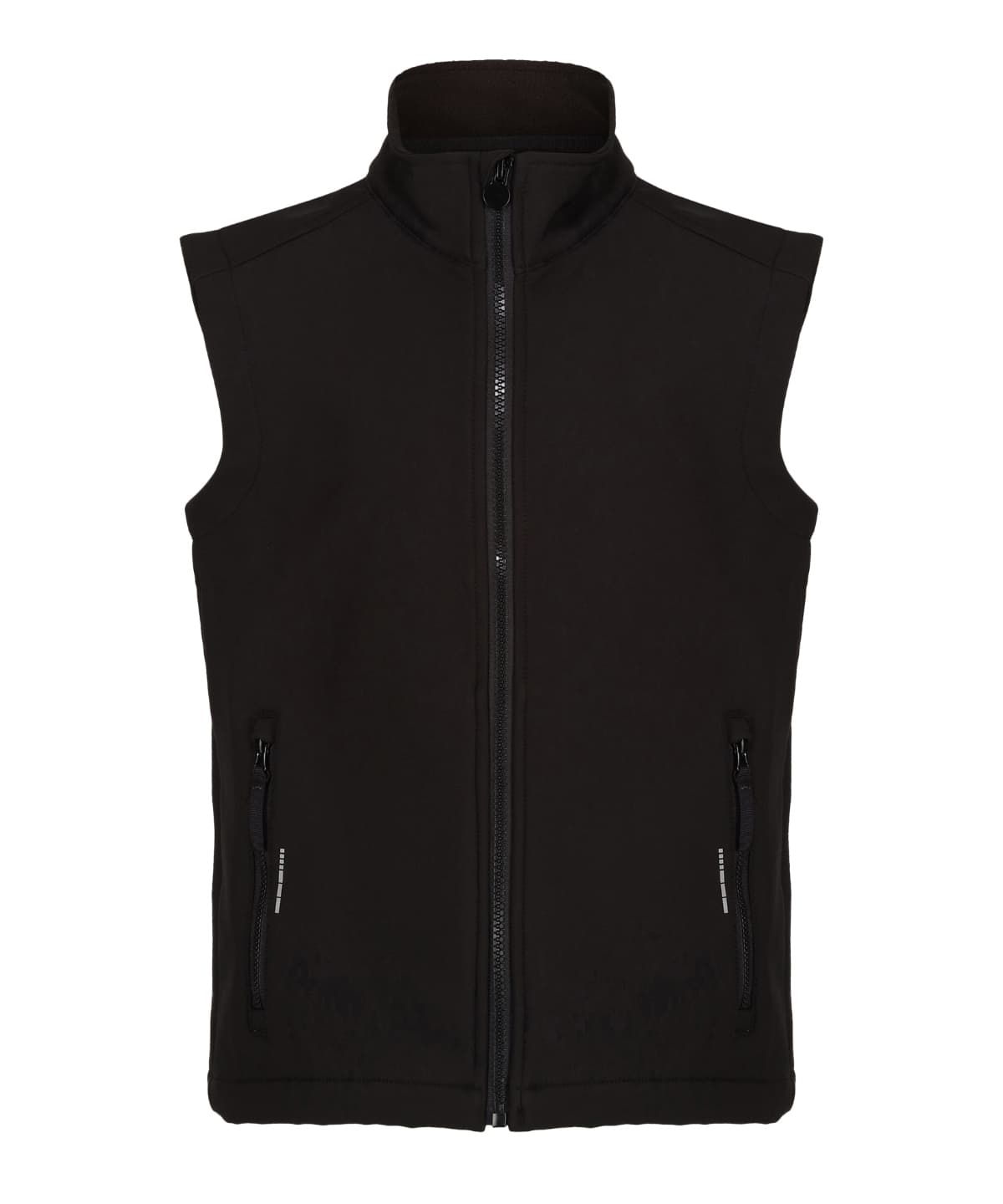Junior Ablaze softshell bodywarmer — Size 3/4, Colour Black/Black