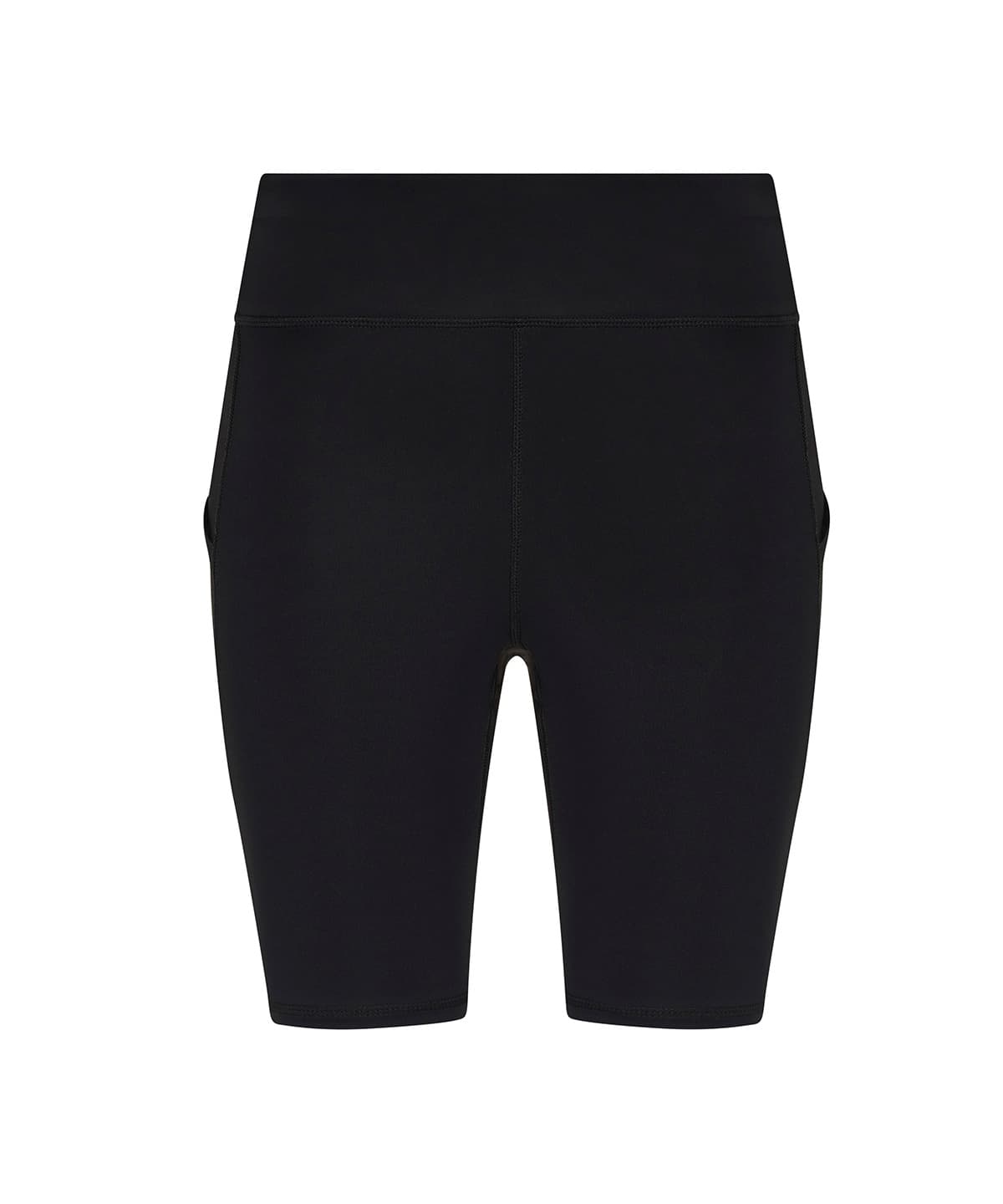 Women’s recycled tech shorts — Size 2XL, Colour Jet Black
