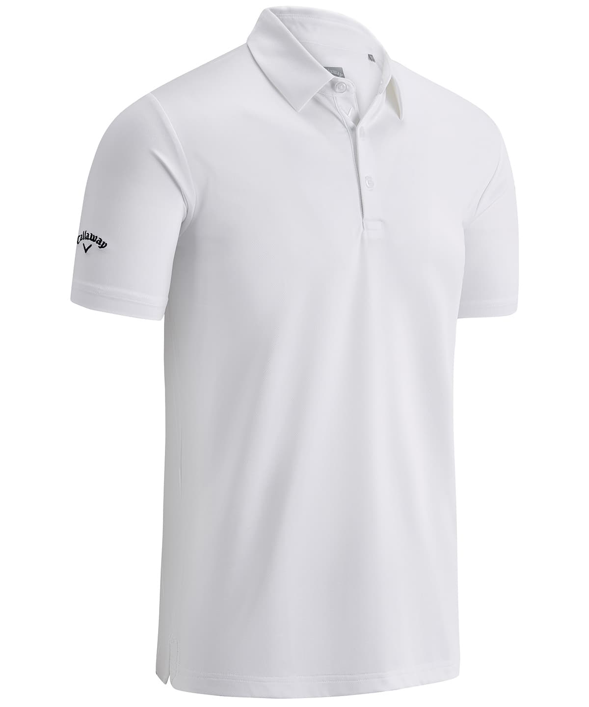 Swing Tech™ solid polo — Size 2XL, Colour Bright White