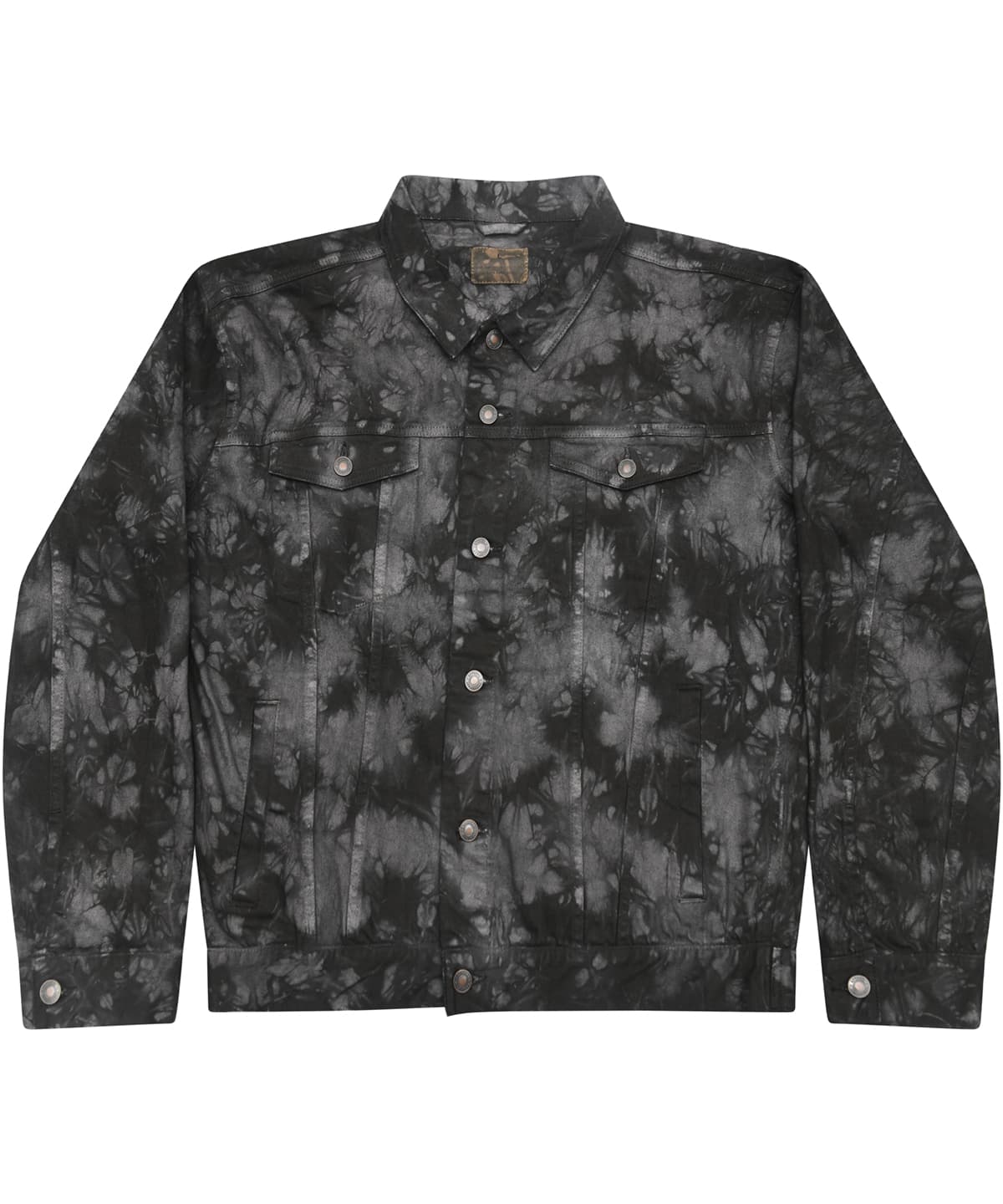Tie-dye denim jacket — Size 2XL, Colour Crystal Black