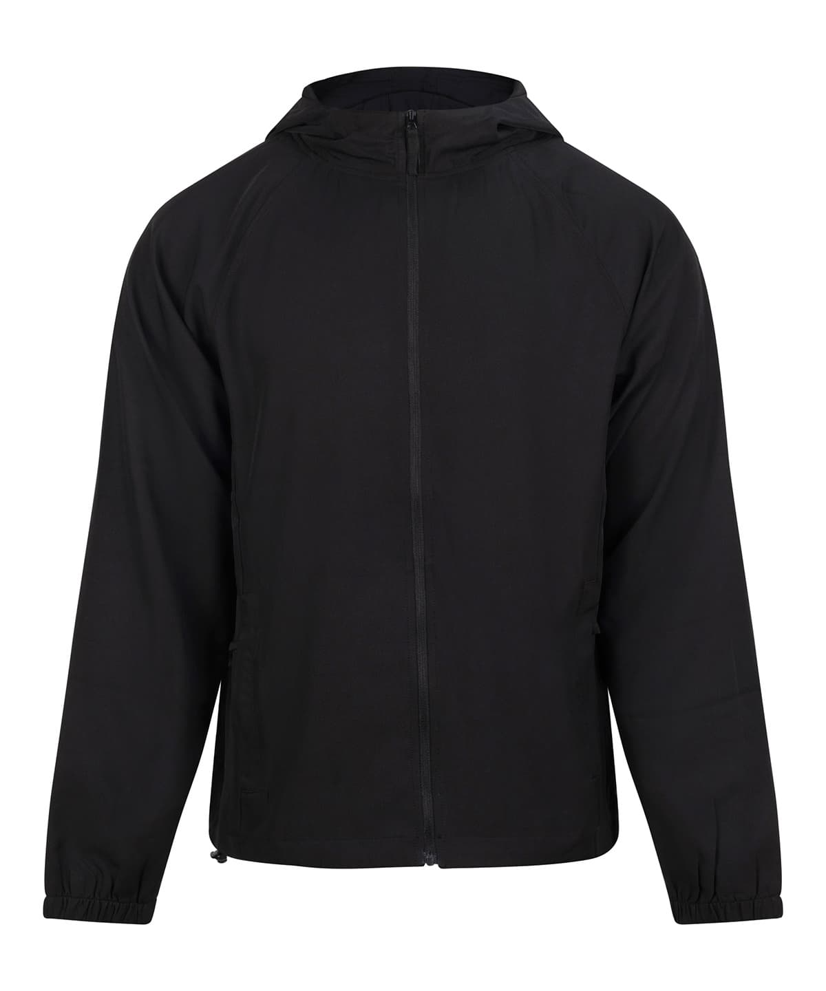 Active track jacket — Size 2XL, Colour Jet Black