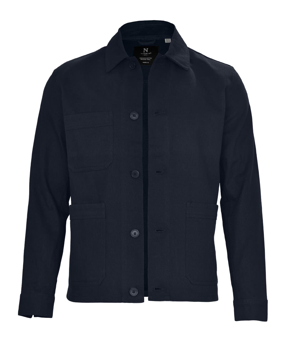 Sonoma twill unisex overshirt — Size 2XL, Colour Dark Navy