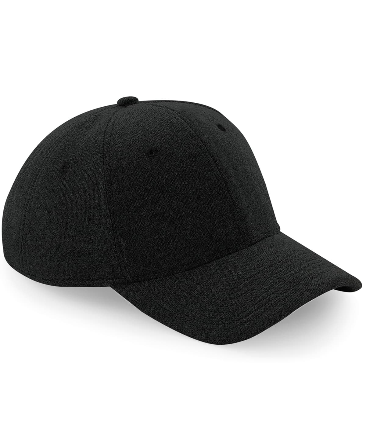 Jersey athleisure baseball cap — Size One Size, Colour Black