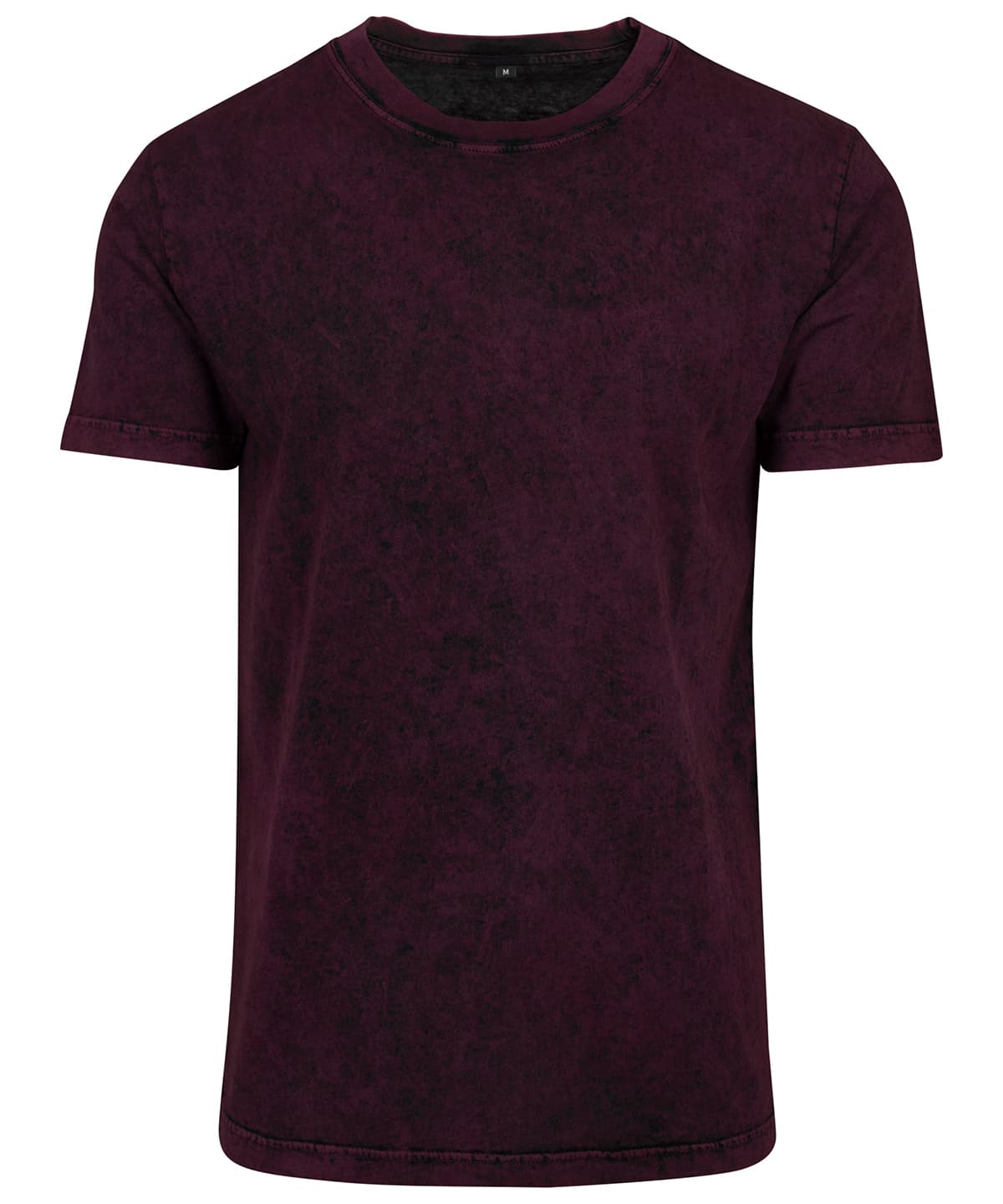Acid washed tee — Size 2XL, Colour Berry/Black