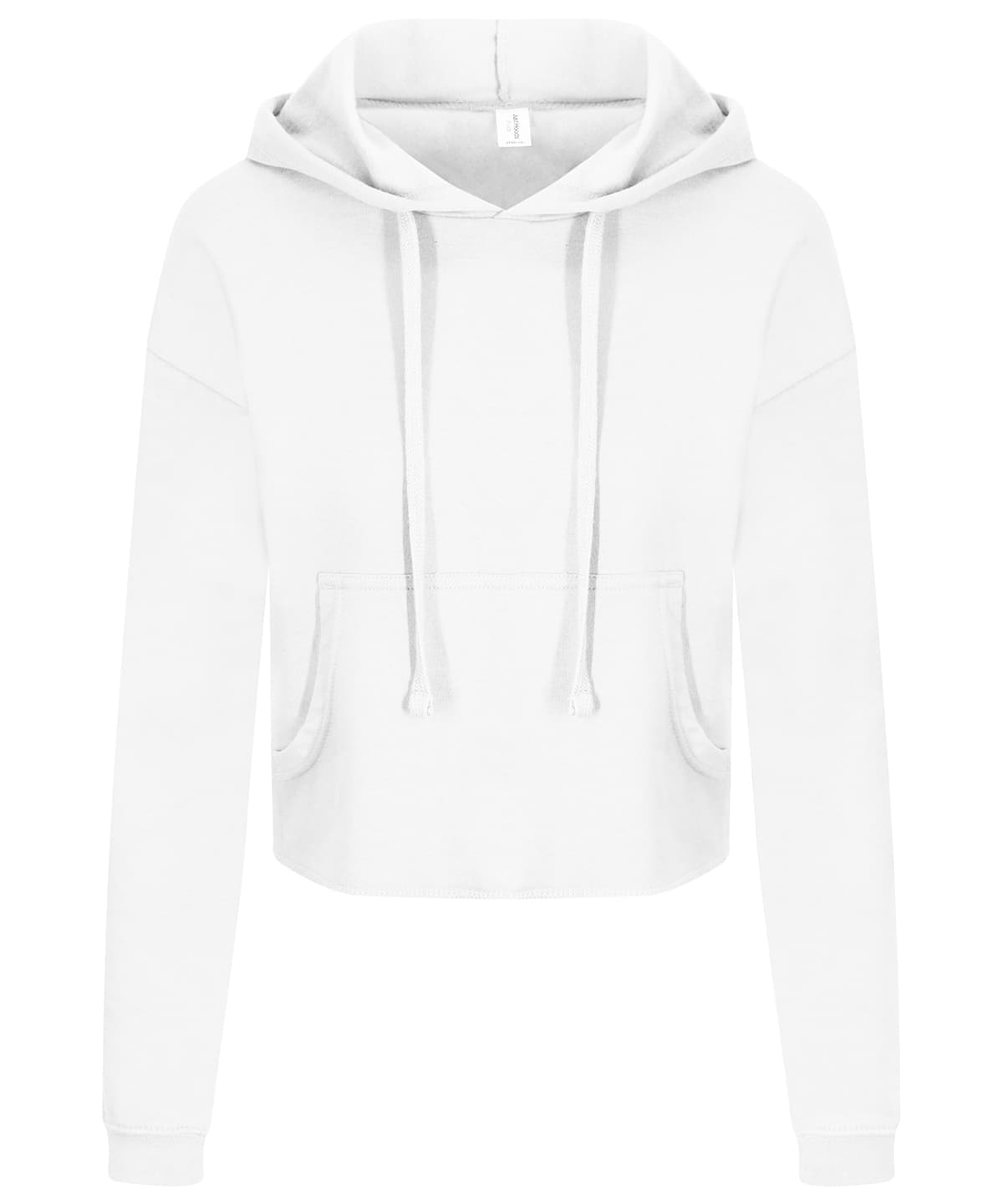 Women's cropped hoodie — Size 2XS, Colour Arctic White