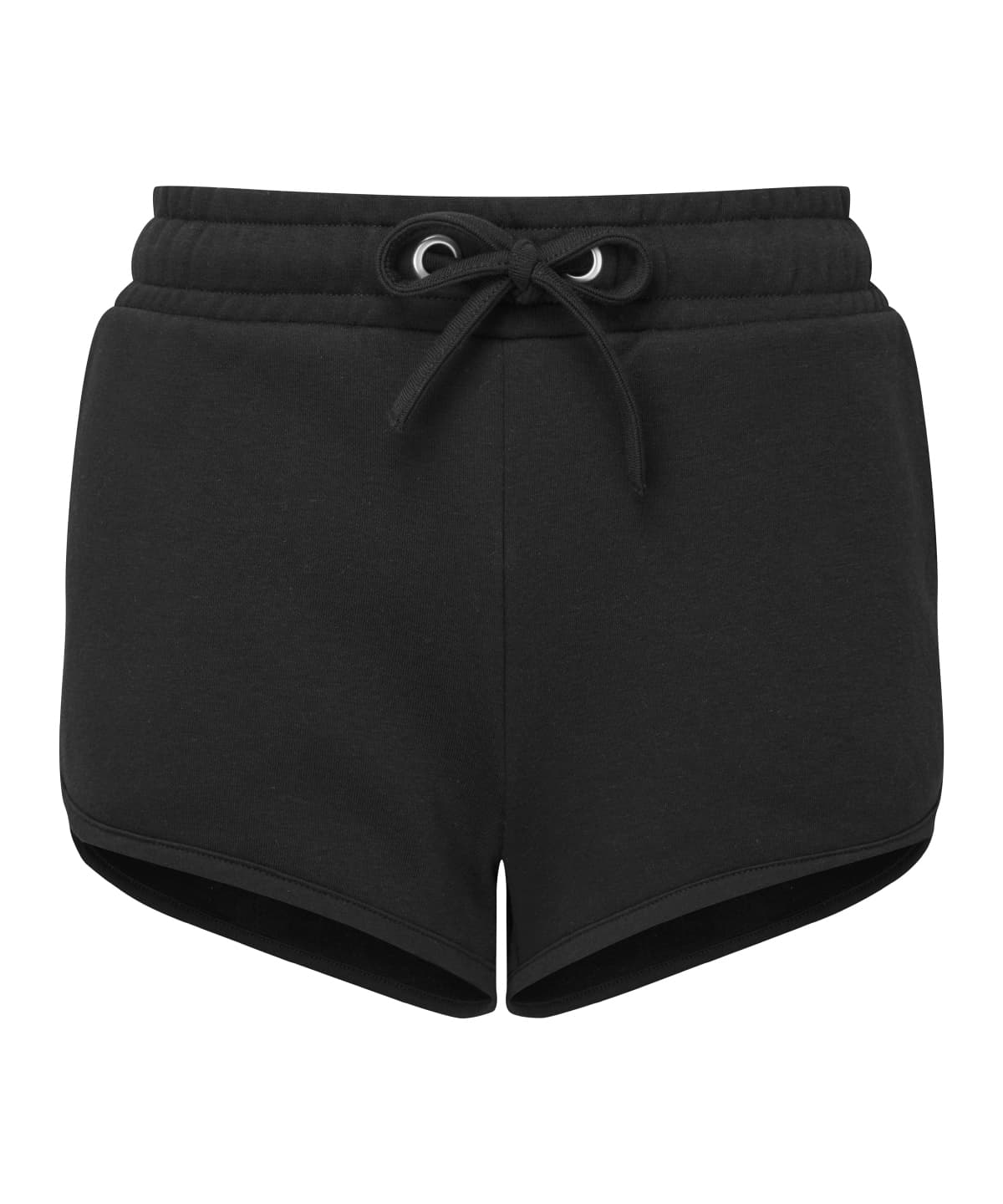 Women's TriDri® recycled retro jogger shorts — Size 2XL, Colour Black