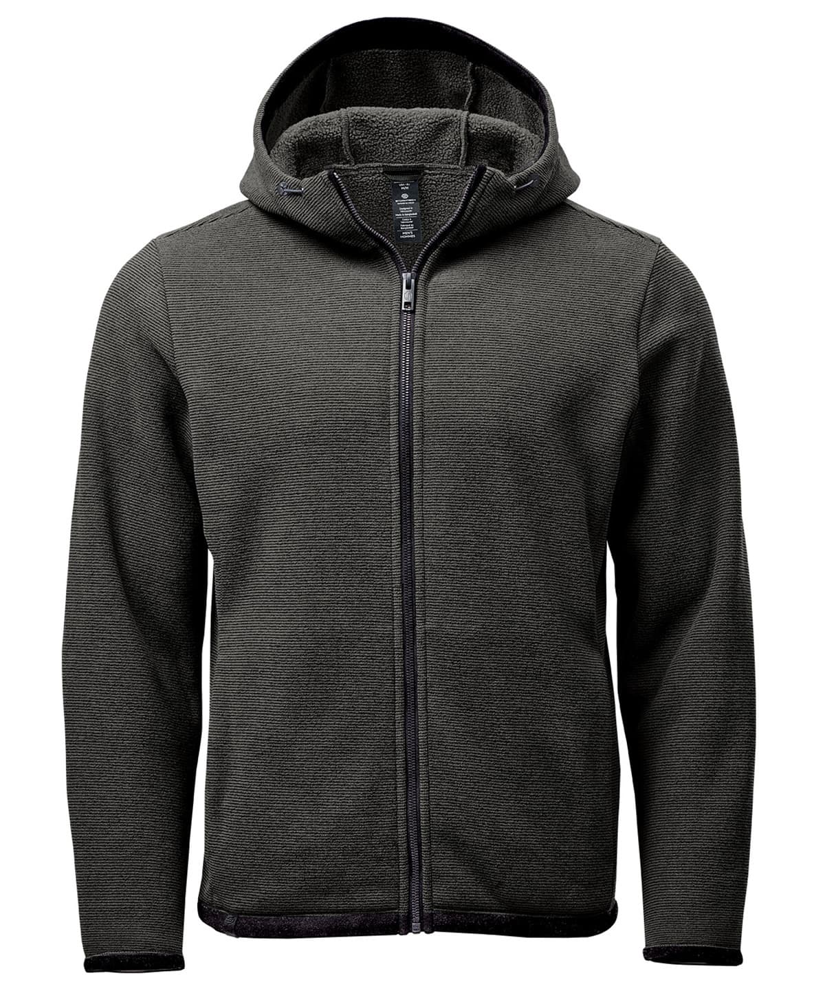 Medusa fleece hoodie — Size 2XL, Colour Charcoal Stripe