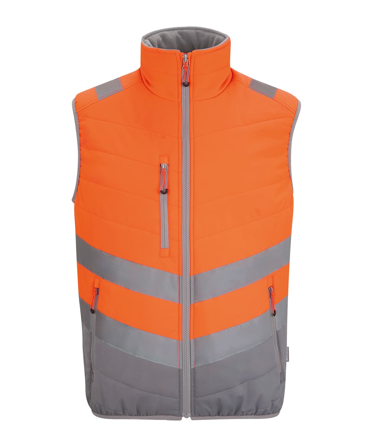 Hi-vis two-tone thermal bodywarmer — Size 2XL, Colour Orange