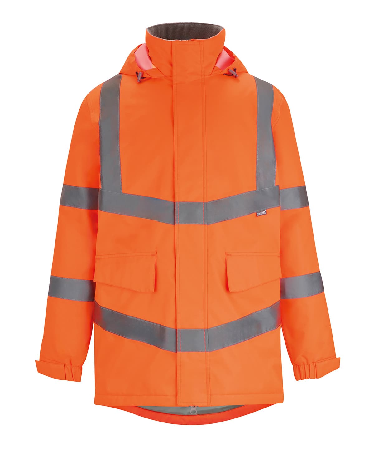 Hi-vis Pro contract Dover parka — Size 2XL, Colour Orange