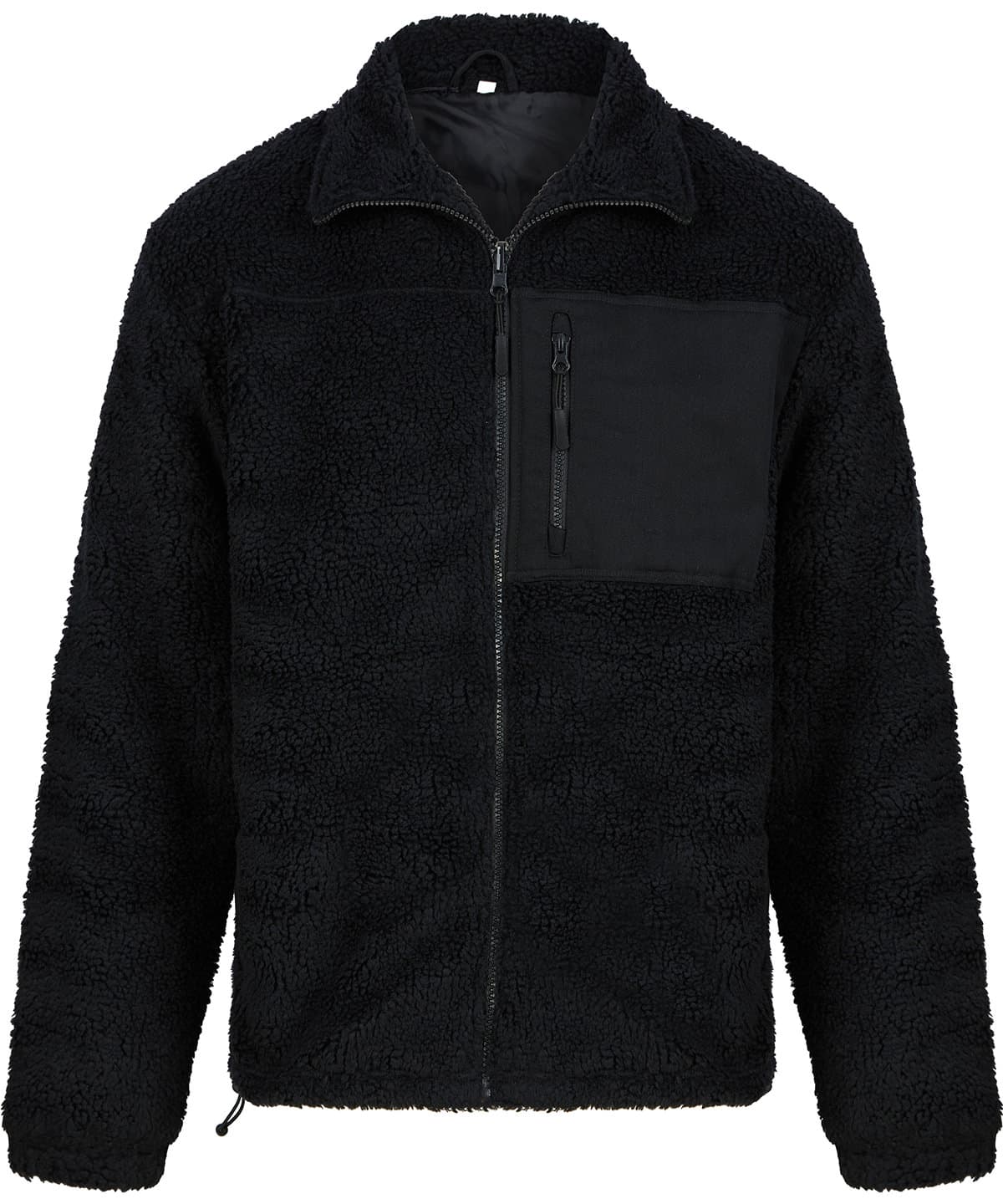 Recycled sherpa fleece — Size 2XL, Colour Black