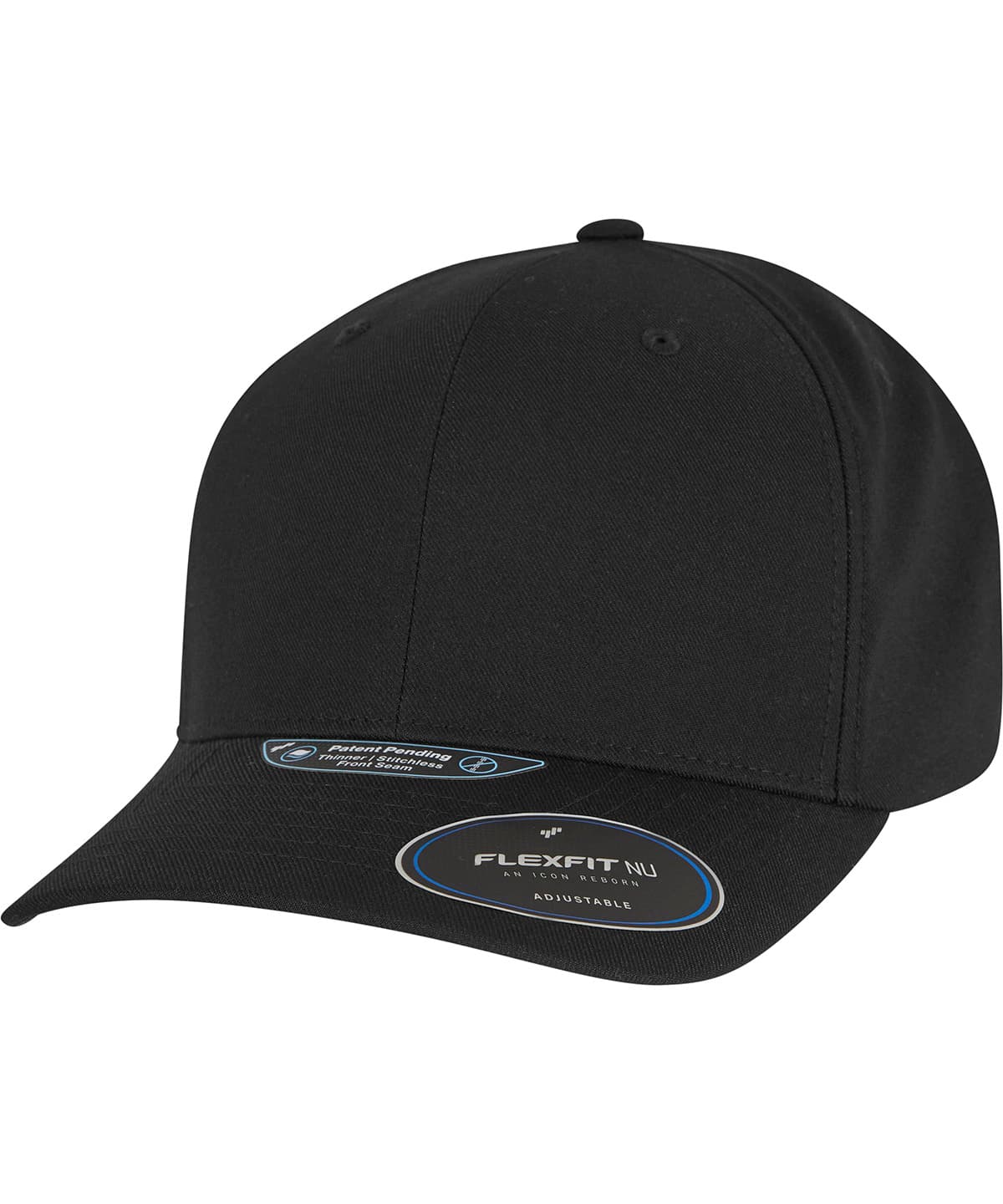 Flexfit NU adjustable snapback (6110NU) — Size One size, Colour Black