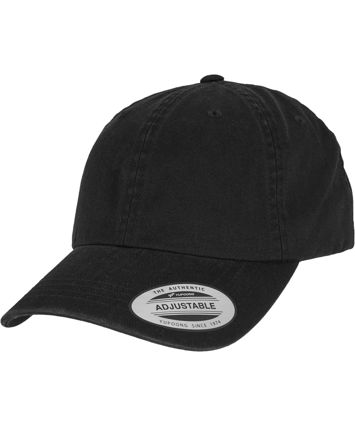 Flexfit low-profile garment-washed (6245GW) — Size One size, Colour Black