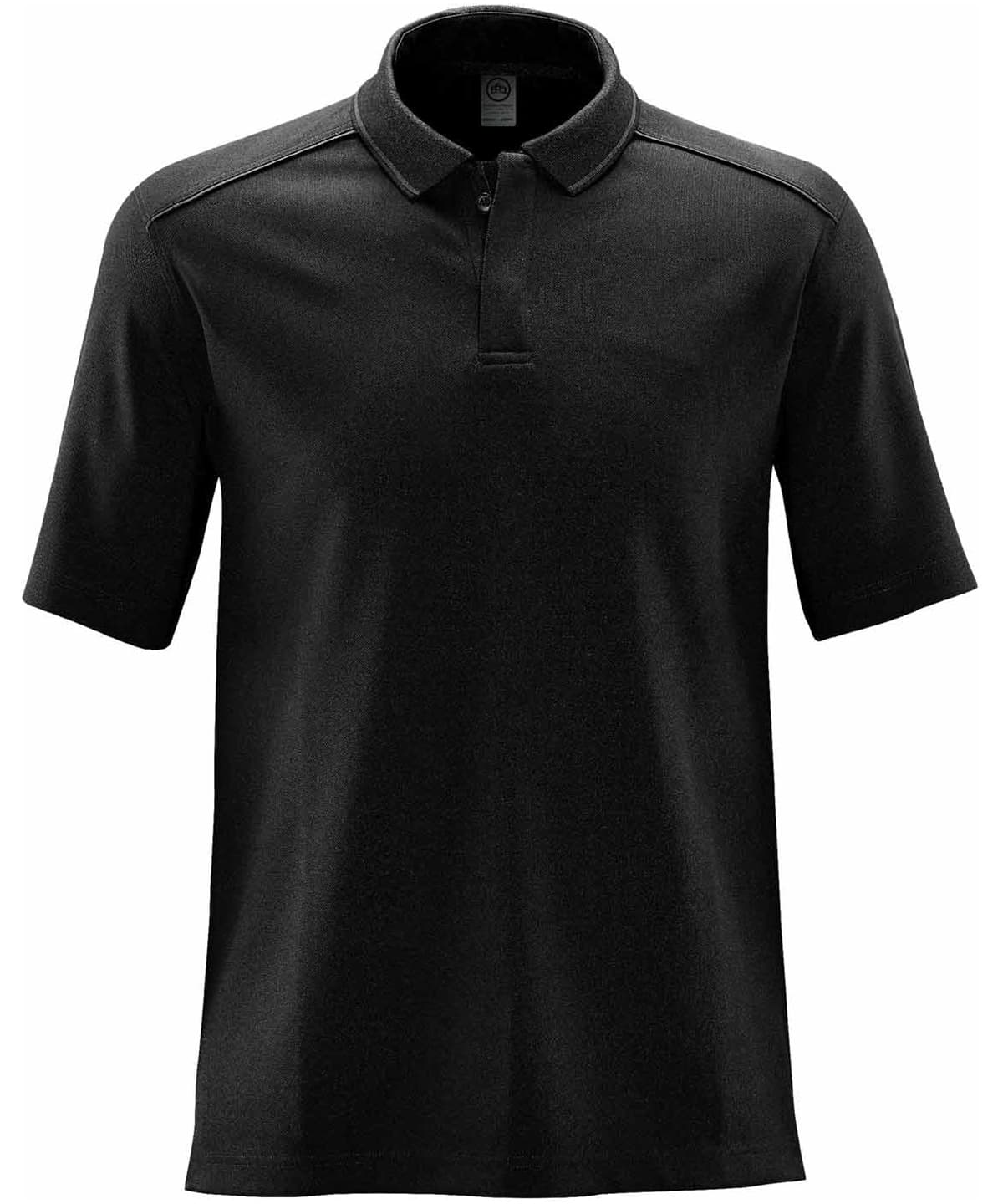 Endurance HD polo — Size 2XL, Colour Black/Dolphin