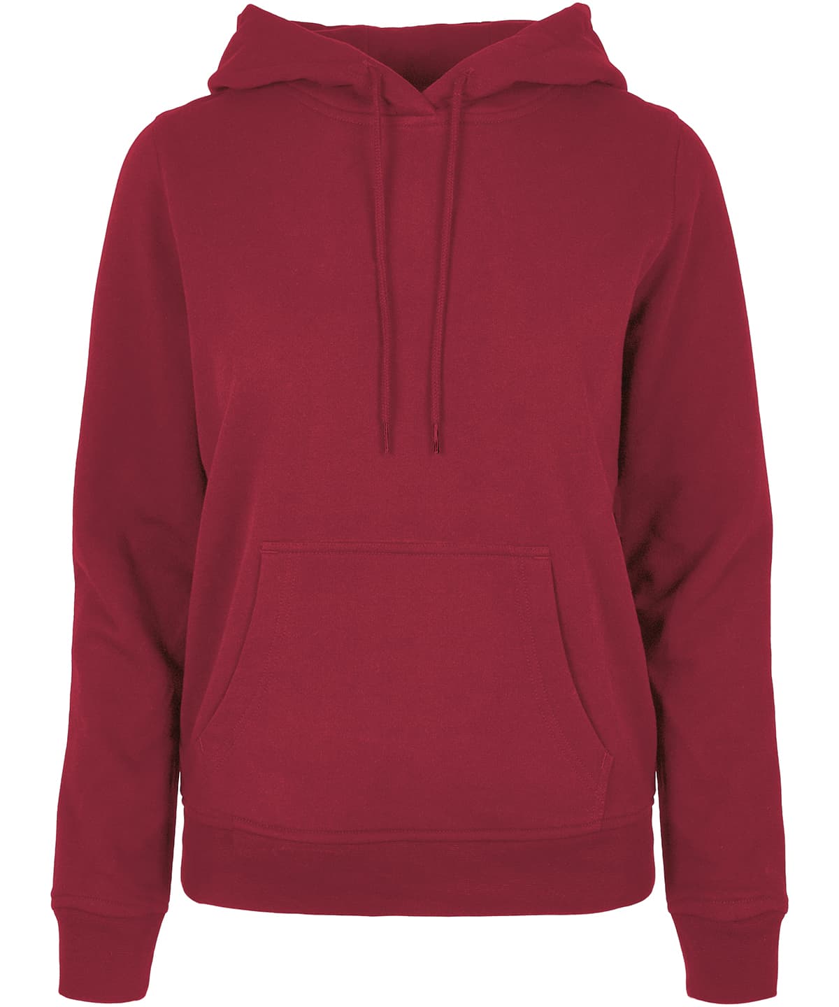 Women's basic hoodie — Size 2XL, Colour Burgundy