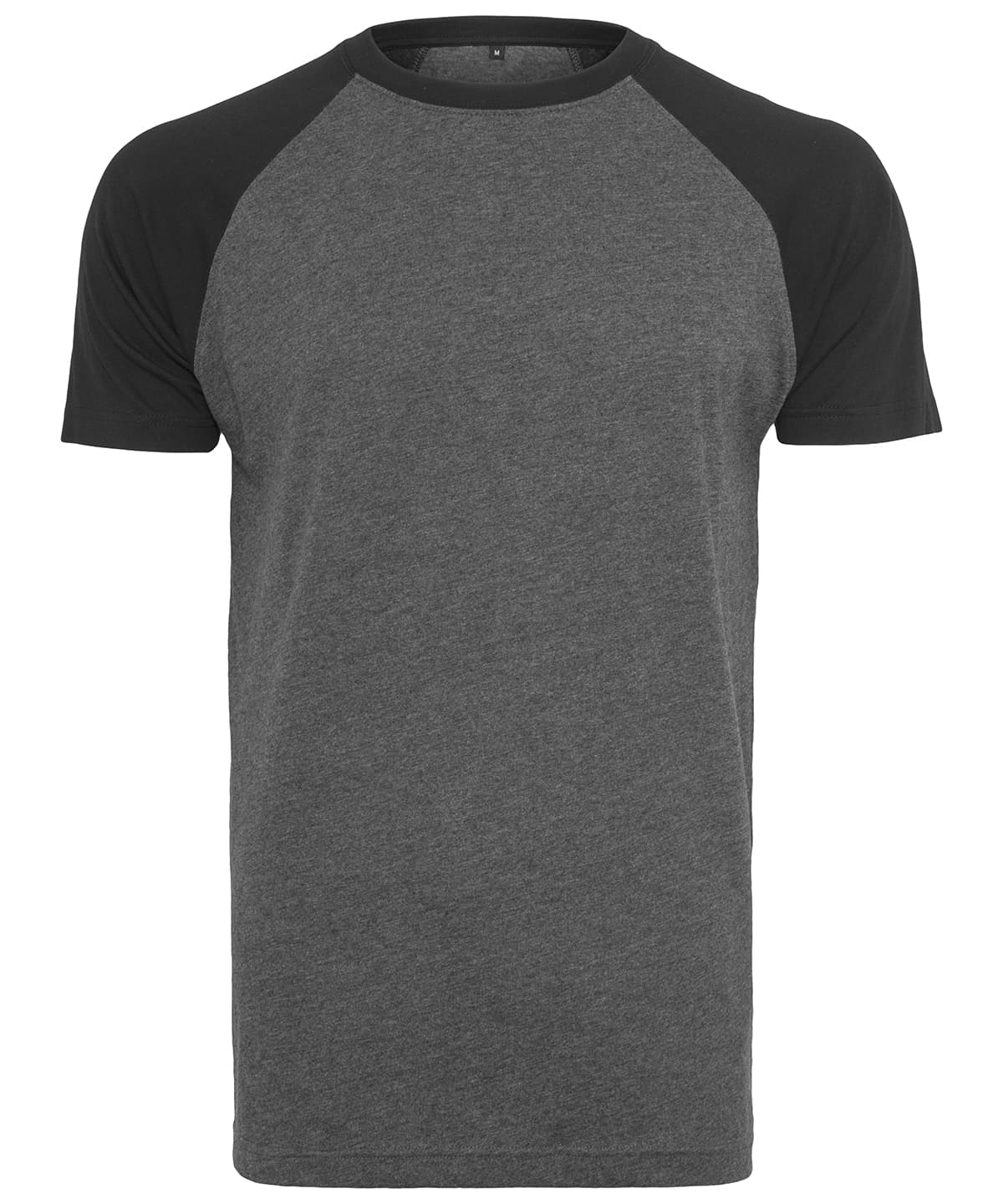 Raglan contrast tee — Size 2XL, Colour Charcoal/Black*