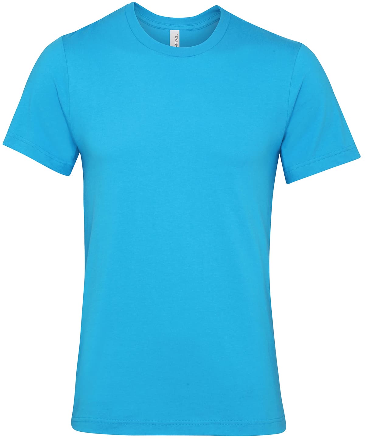 Unisex Jersey crew neck t-shirt — Size 2XL, Colour Aqua