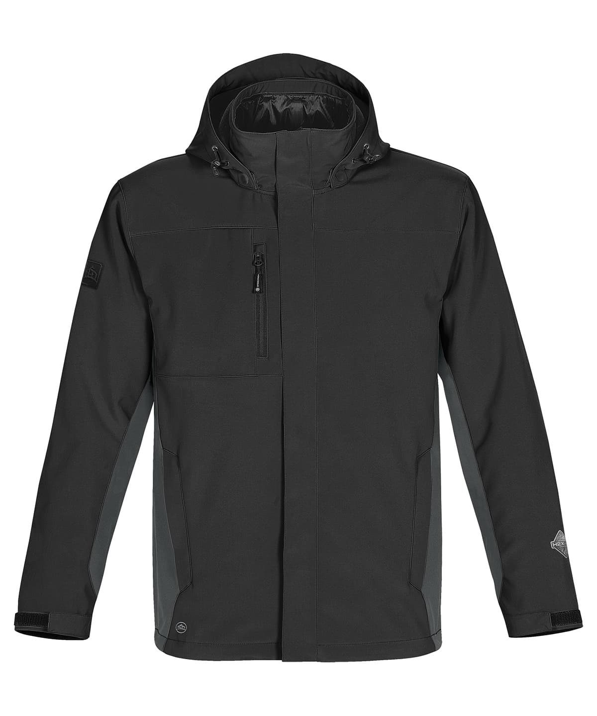 Atmosphere 3-in-1 jacket — Size 2XL, Colour Black/Granite