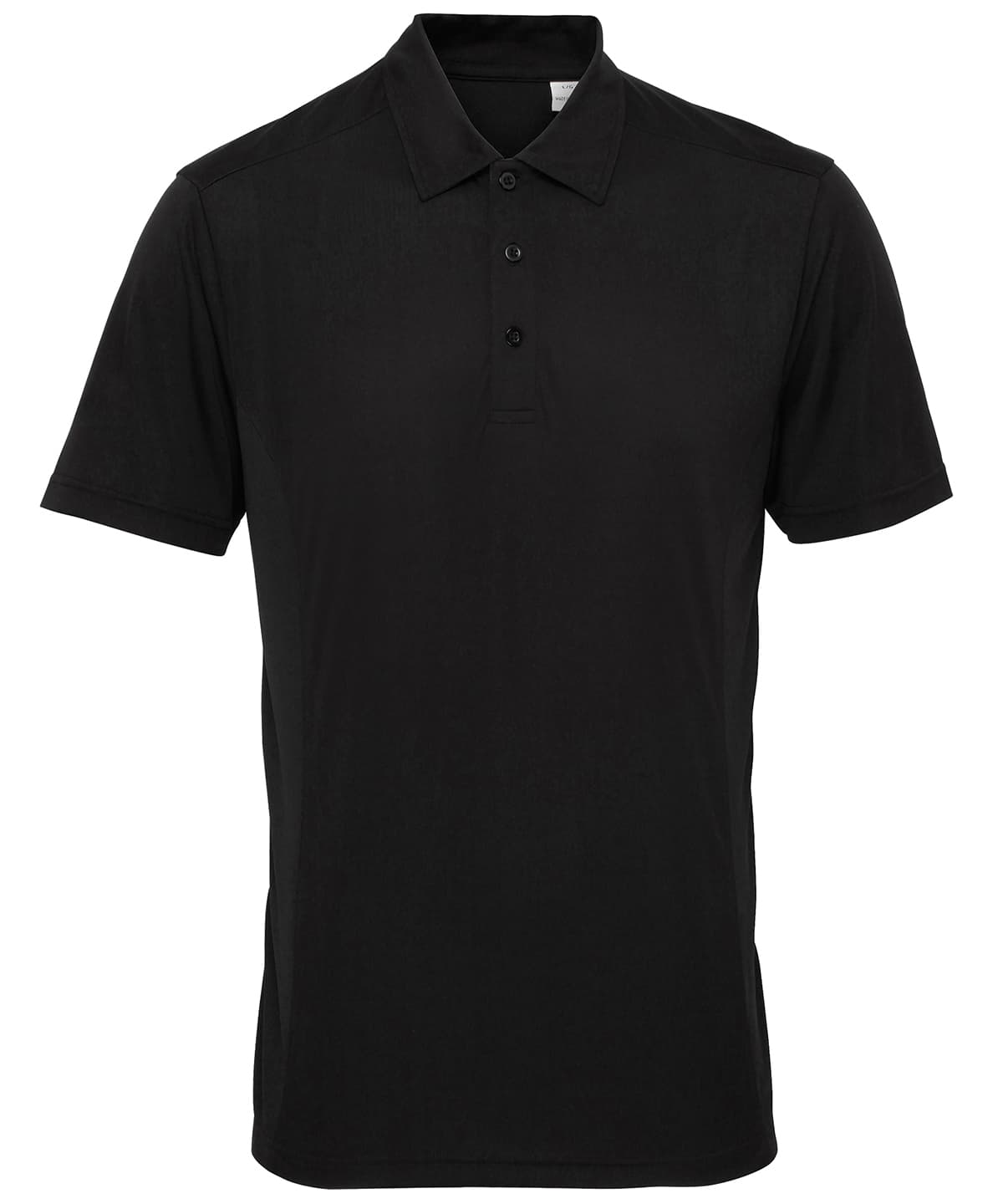 Men's TriDri® panelled polo — Size 2XL, Colour Black*
