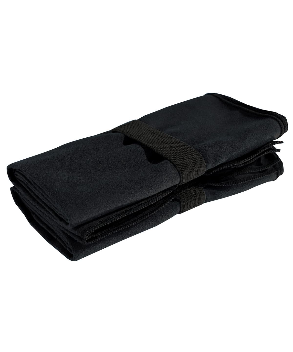 Tridri® microfibre quick dry fitness towel — Size One Size, Colour Black