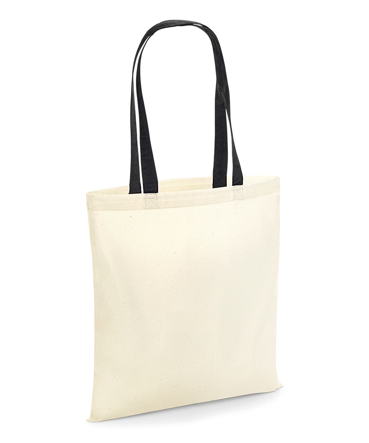 Bag for life - contrast handles — Size One Size, Colour Natural/Black