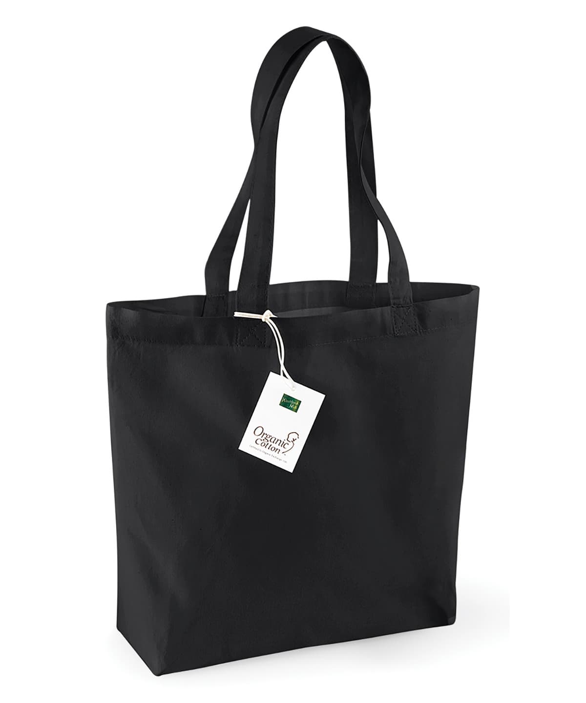 Organic cotton shopper — Size One Size, Colour Black