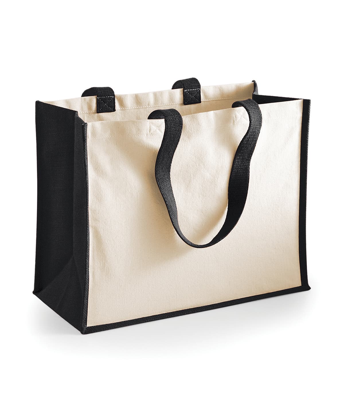 Printers jute classic shopper — Size One Size, Colour Black
