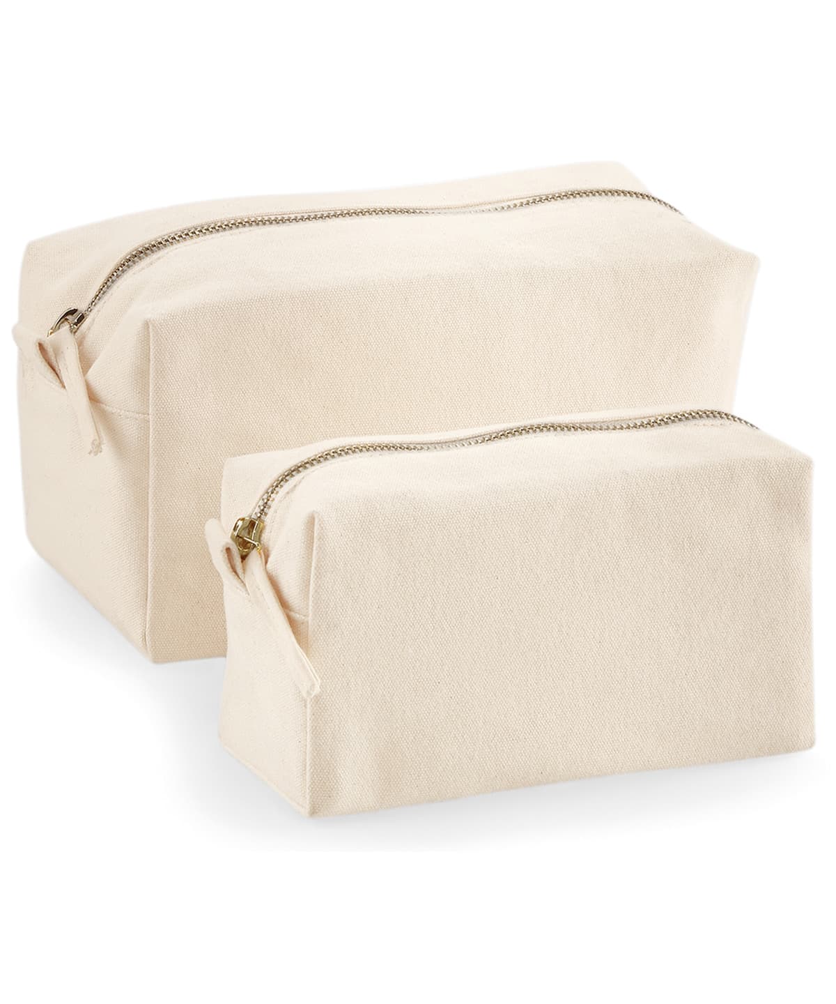 Canvas accessory case — Size L, Colour Natural