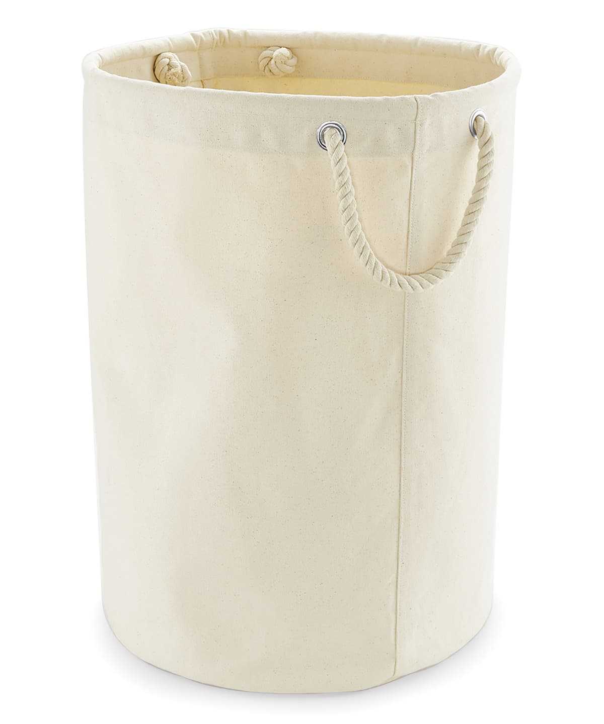 Heavy canvas storage trug — Size L, Colour Natural
