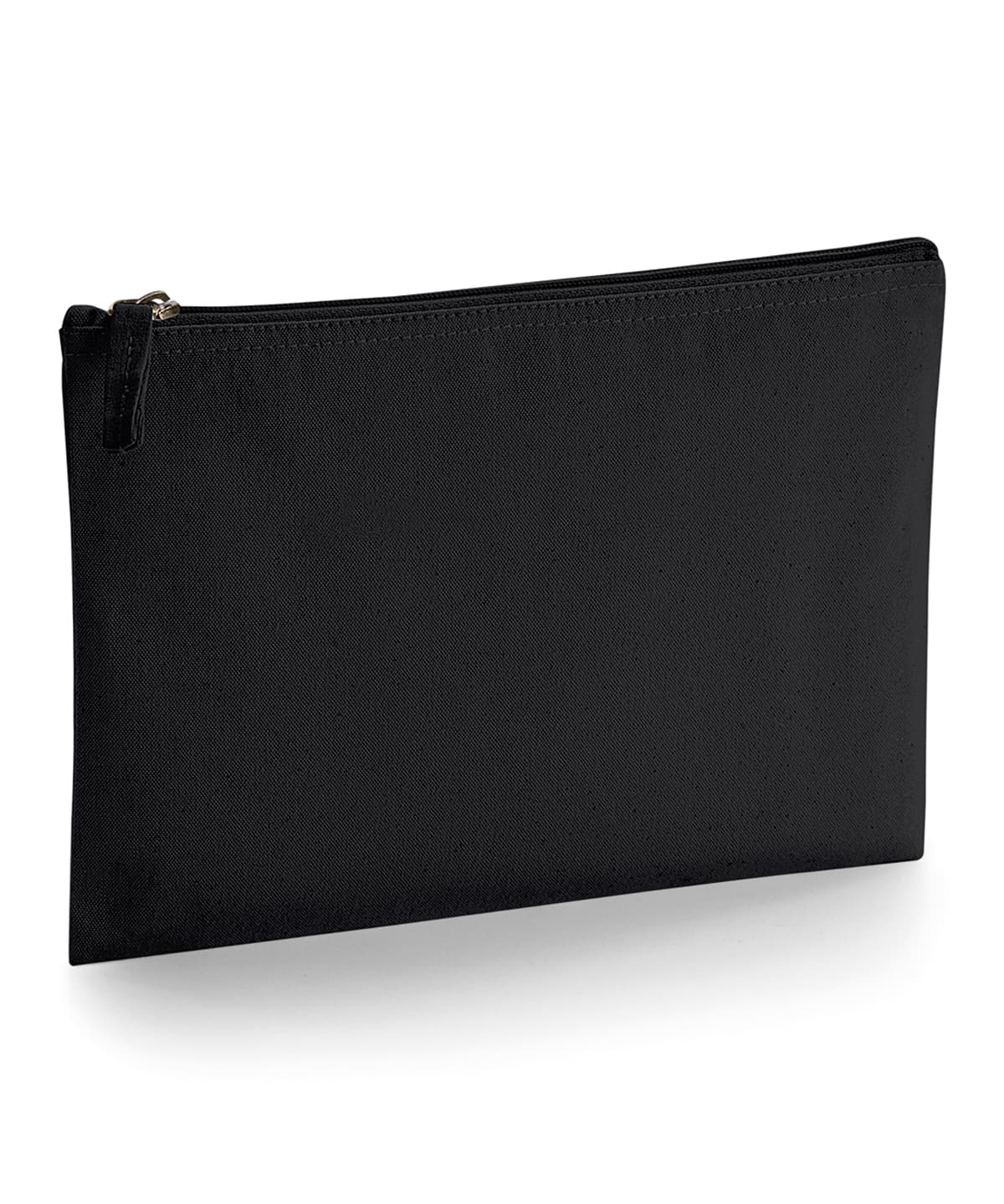 EarthAware® organic accessory pouch — Size L, Colour Black