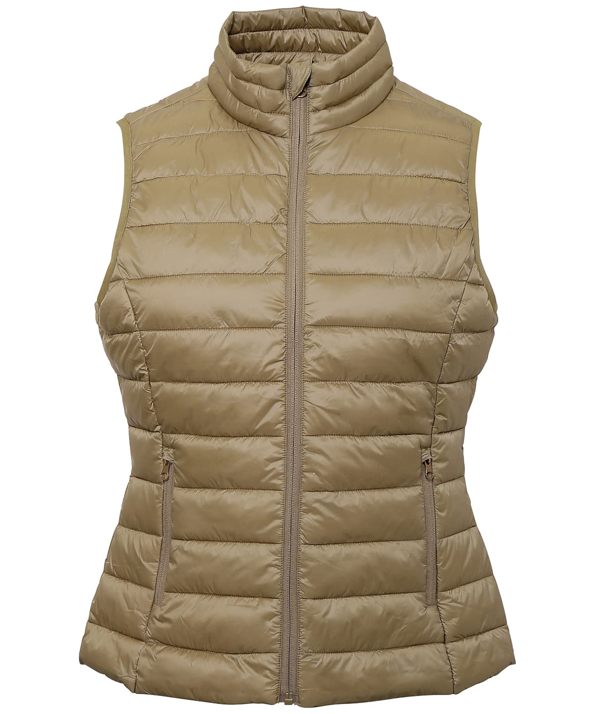 Women's terrain padded gilet — Size 2XL, Colour Khaki